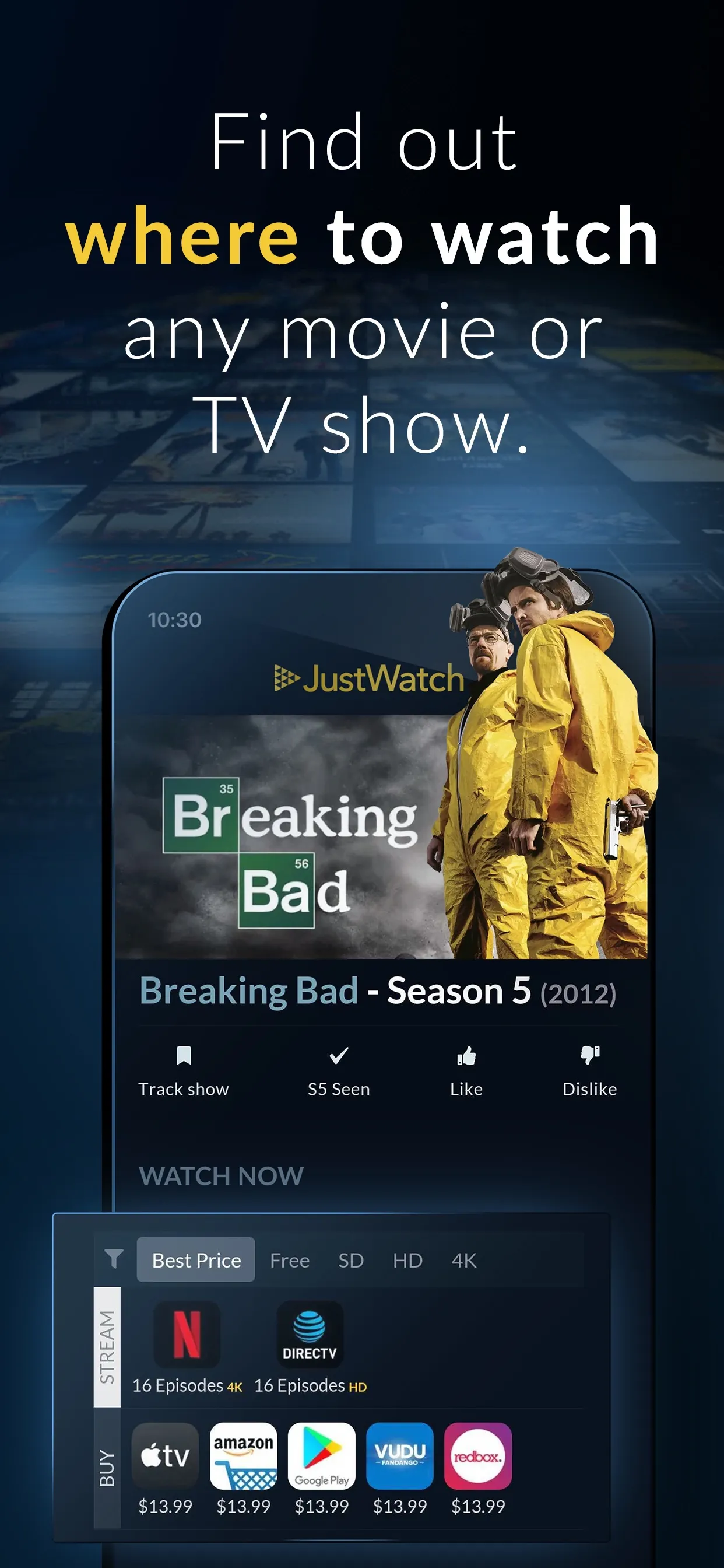 JustWatch - Movies & TV Shows iphone screenshot 4