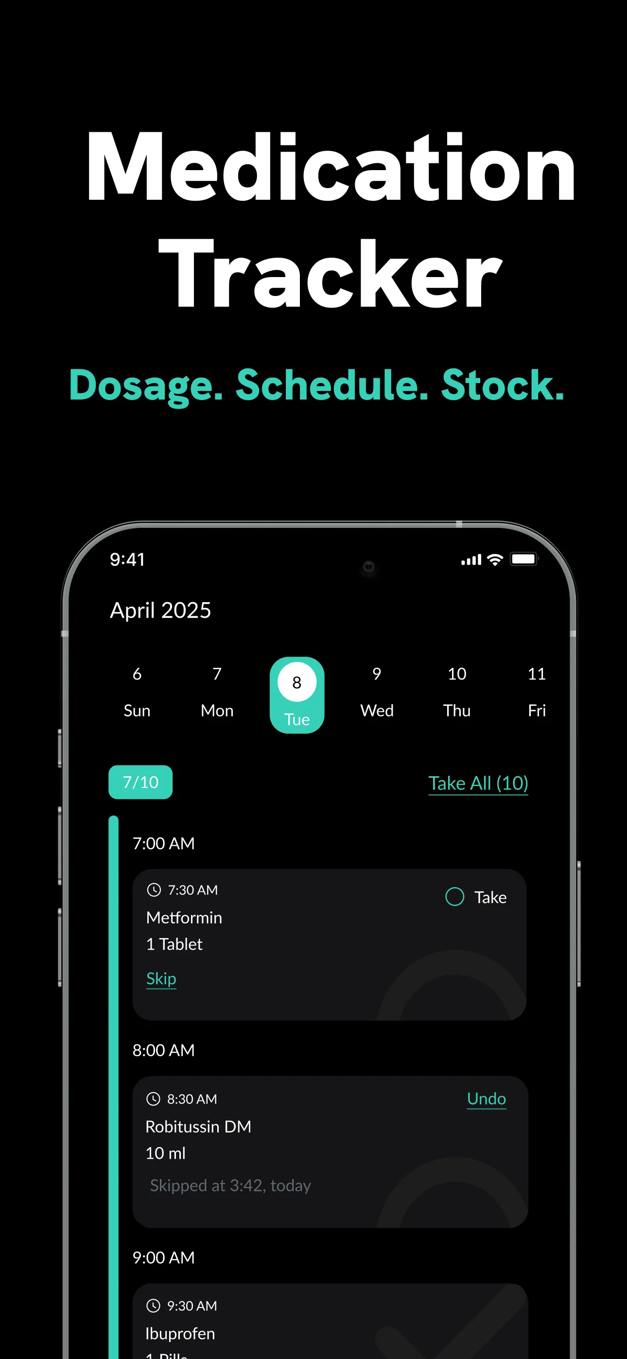 Medicine Reminder - PillZ iphone screenshot 2