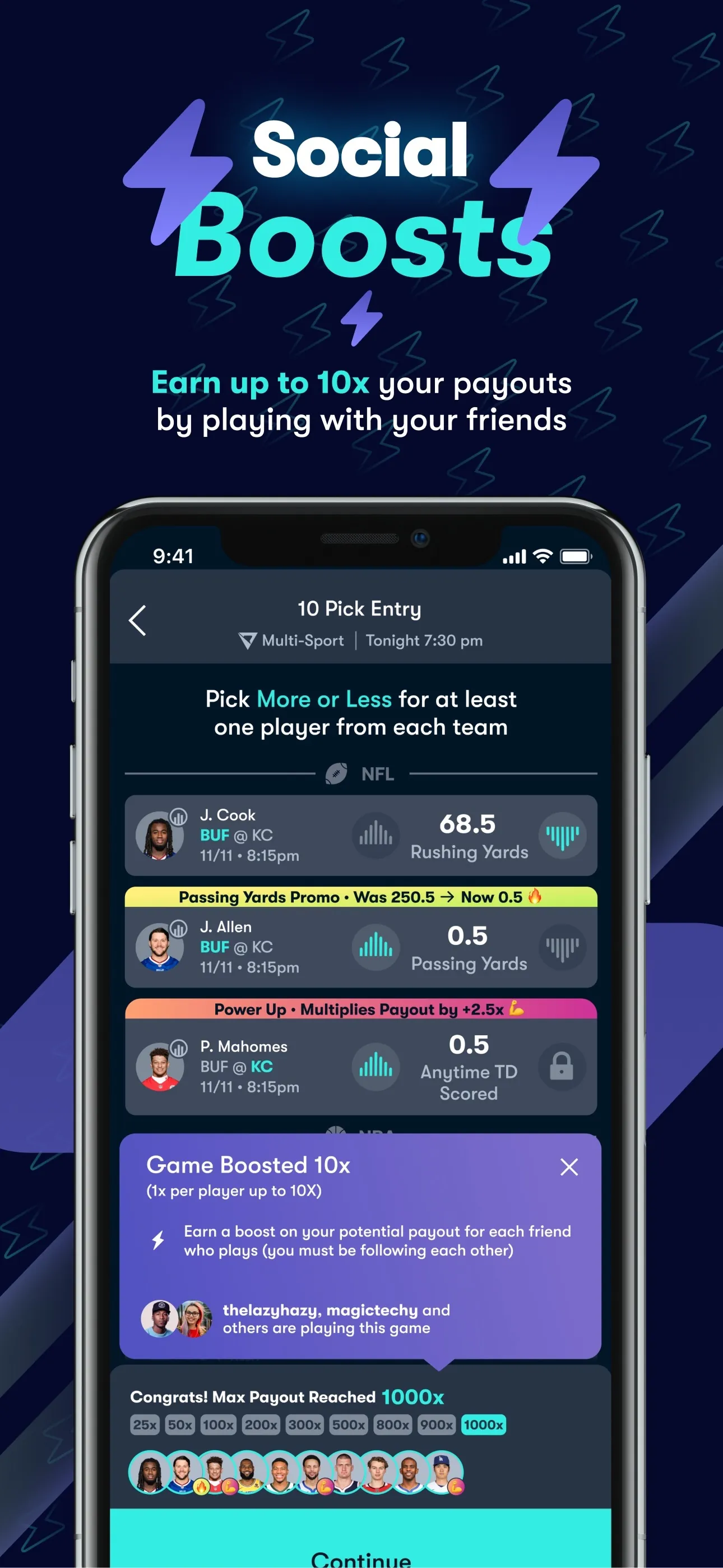 Vivid Picks Fantasy Sports iphone screenshot 7