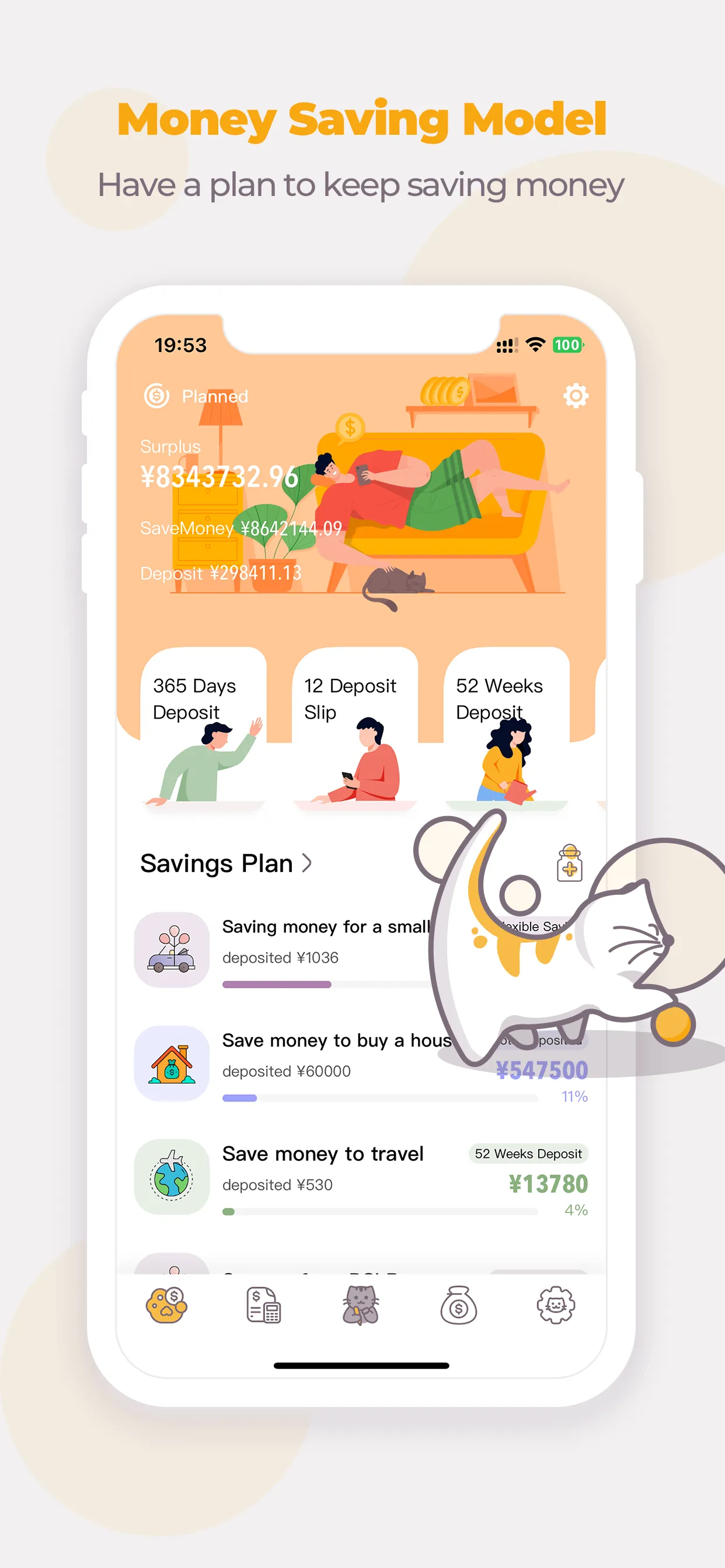 Money Cats - Bookkeeping Cost iphone screenshot 3