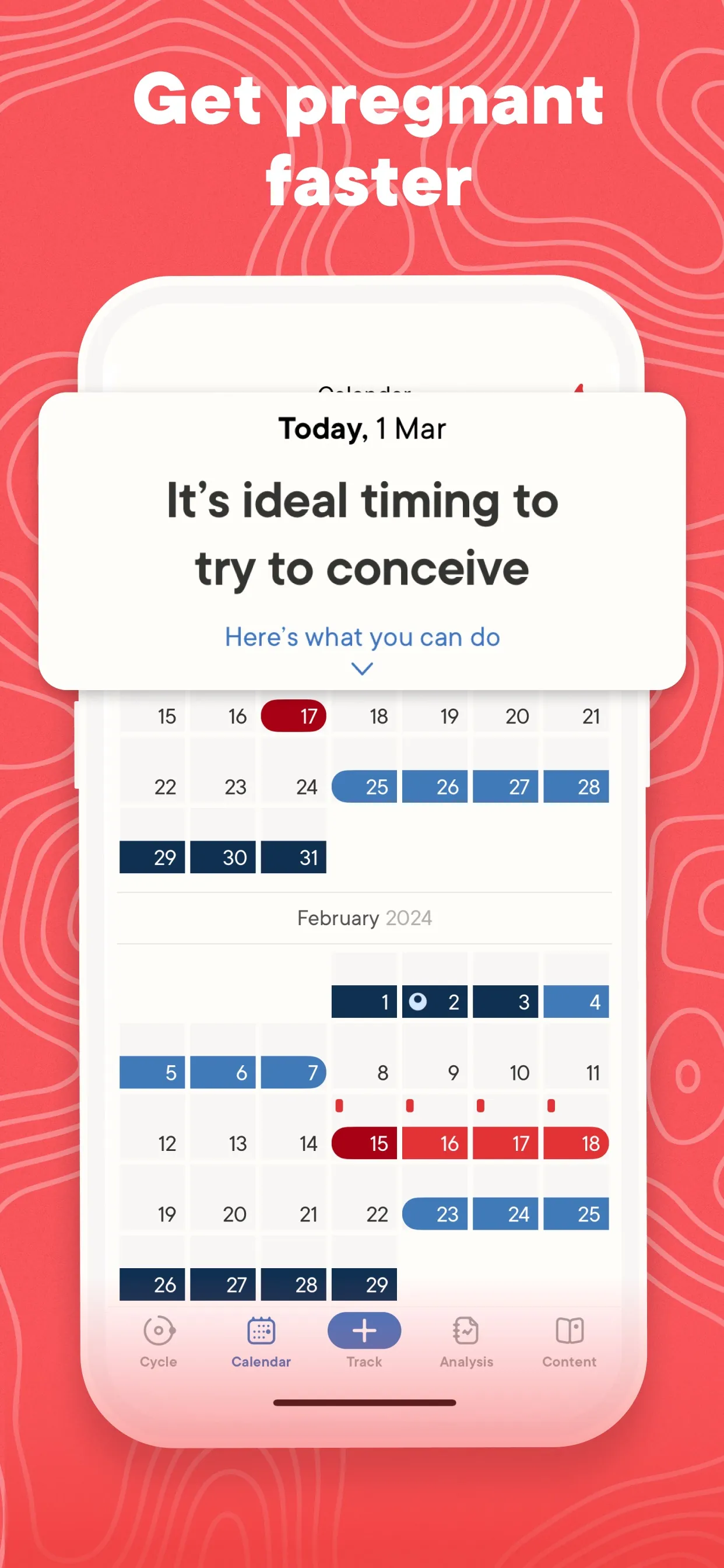 Clue Period & Cycle Tracker iphone screenshot 5