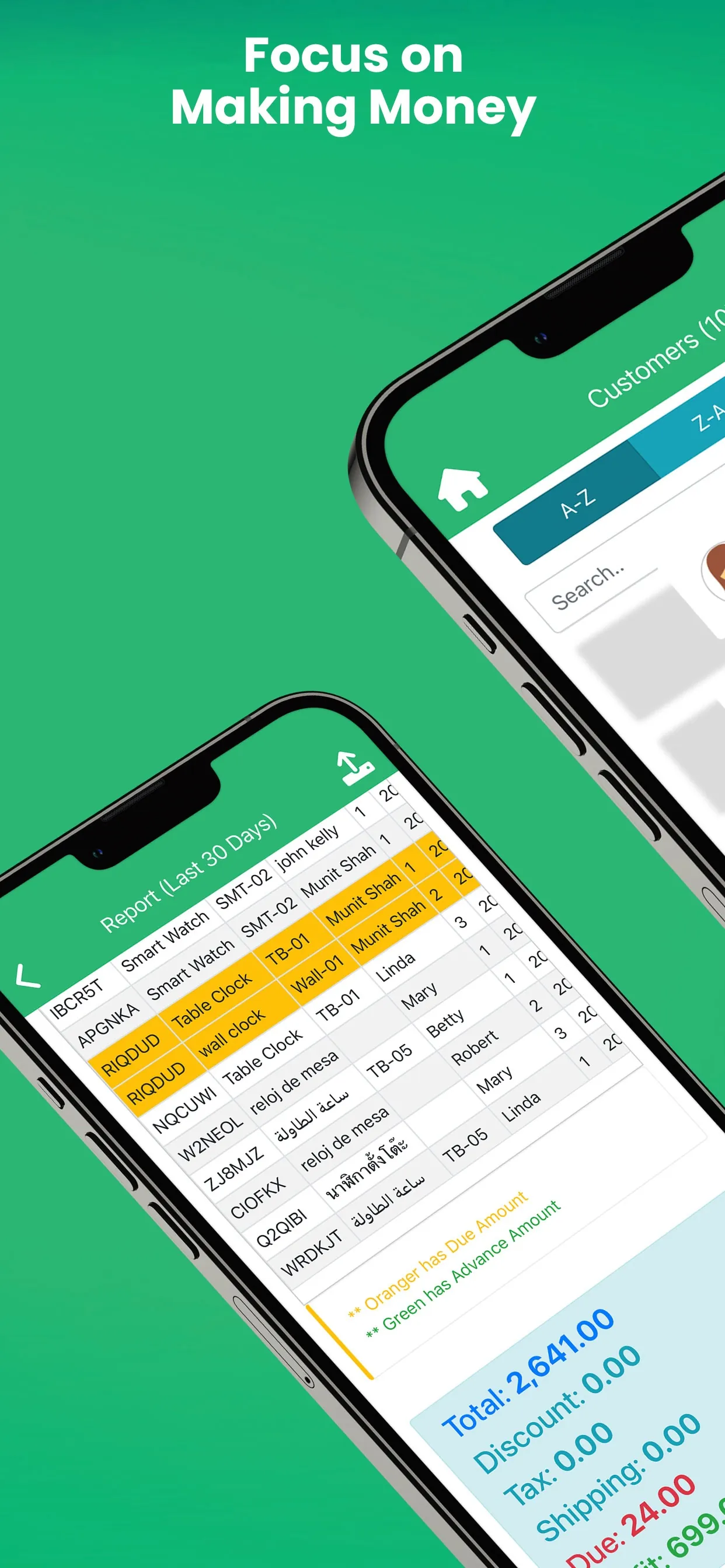 Daily Sales Record - POS, CRM iphone screenshot 9