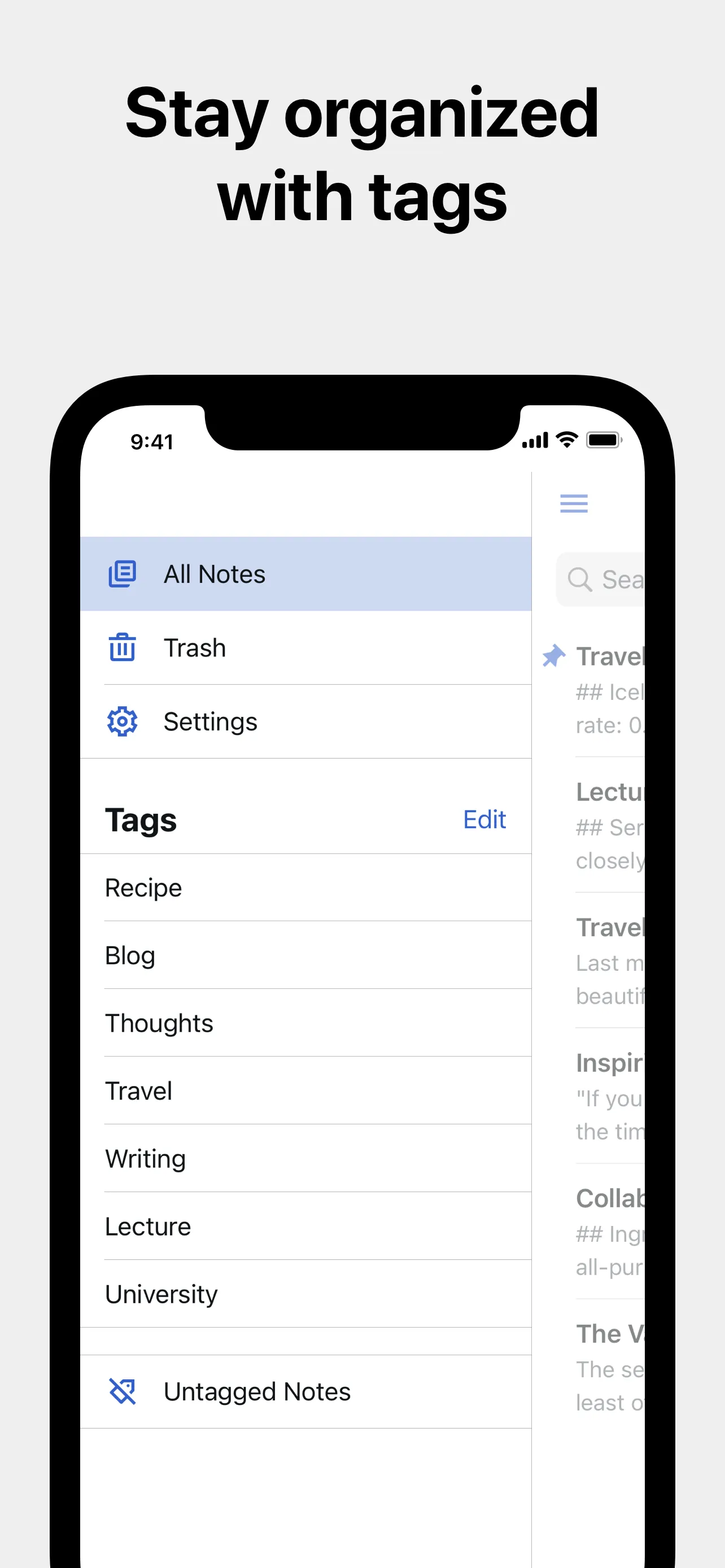 Simplenote iphone screenshot 2