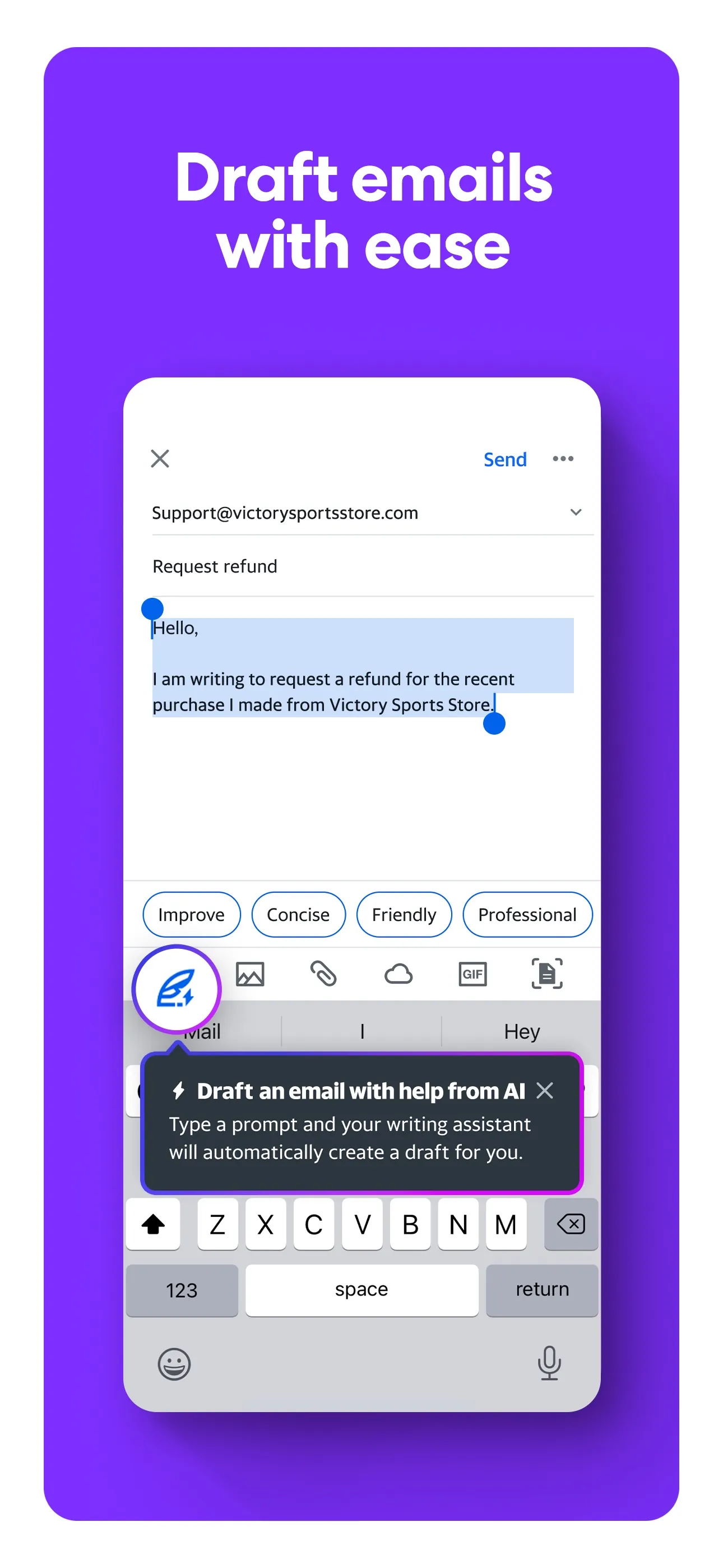 Yahoo Mail iphone screenshot 5