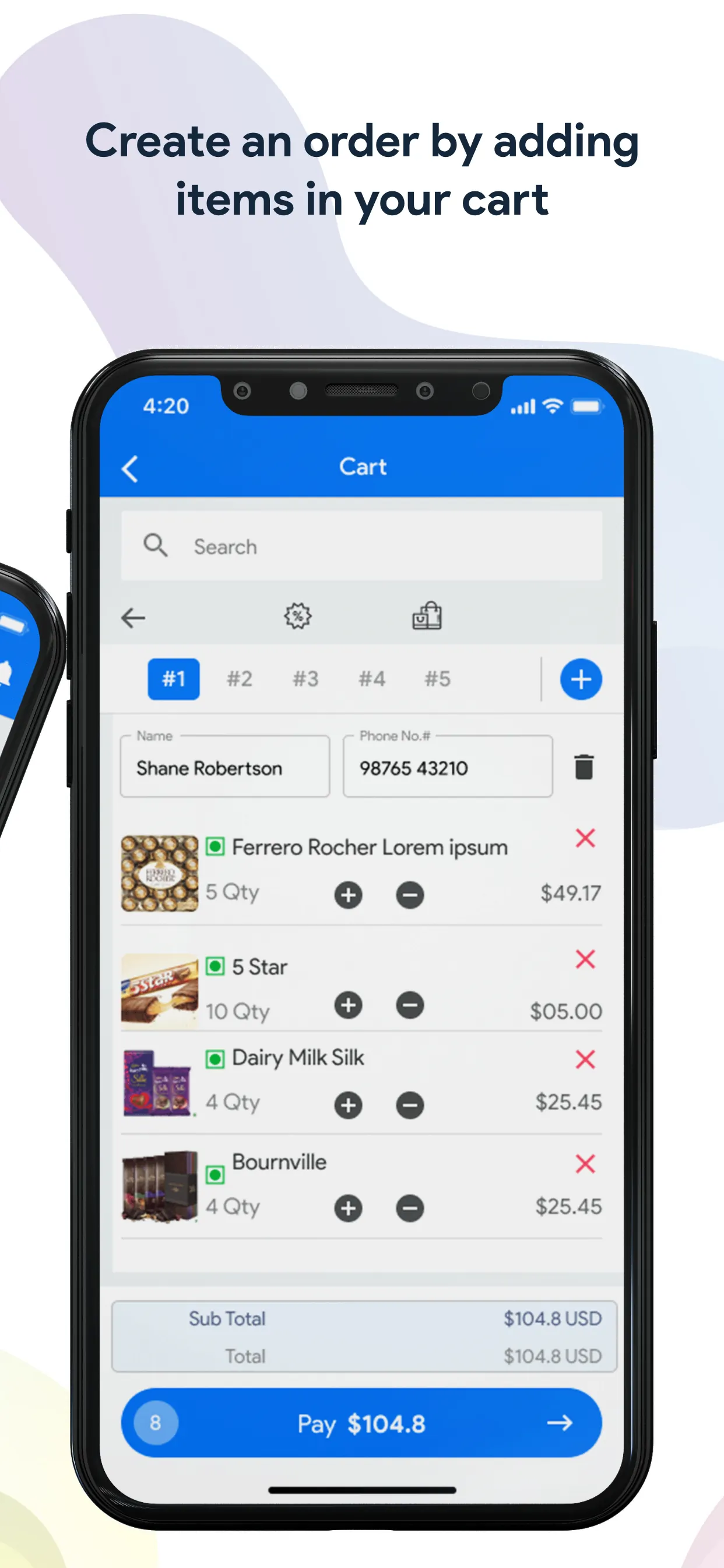 Moon POS System: Point of Sale iphone screenshot 2