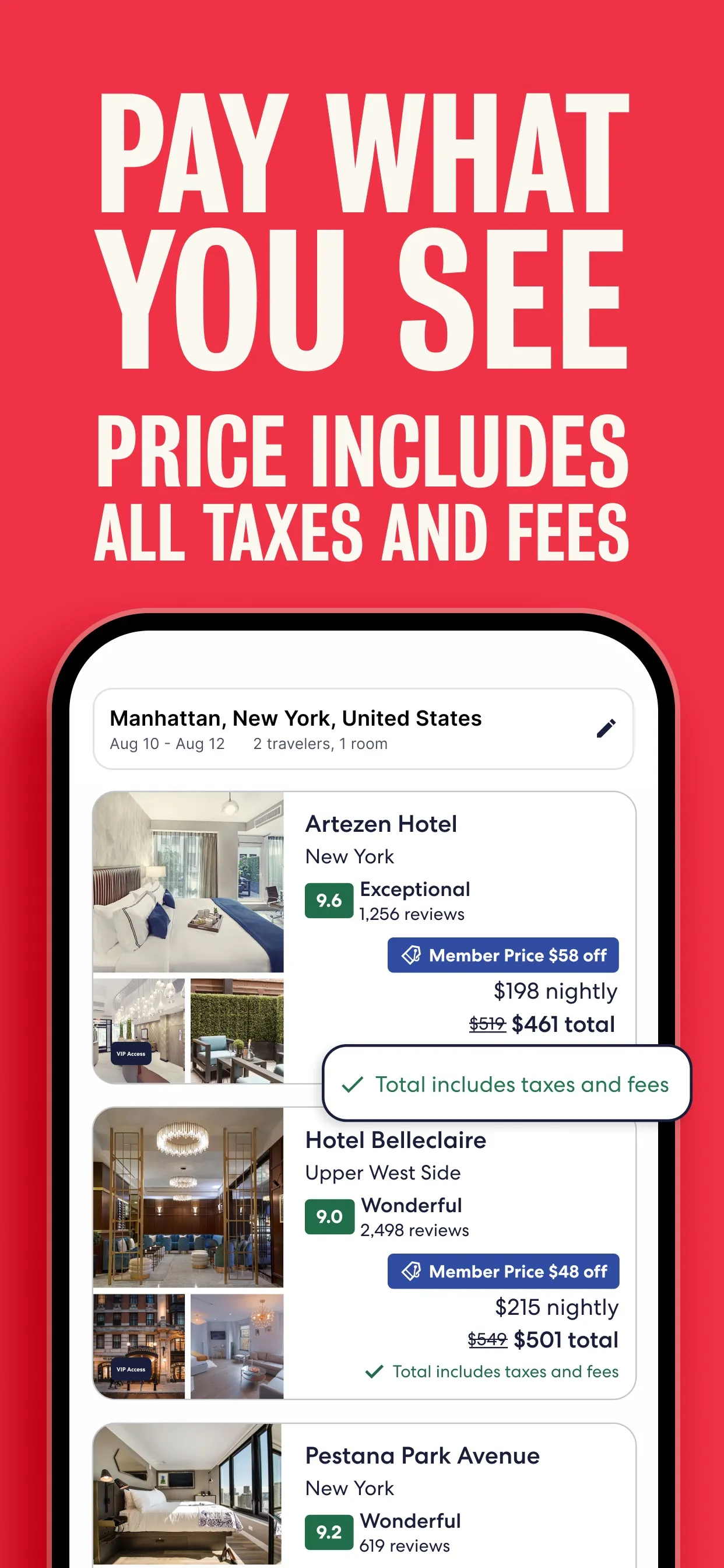 Hotels.com: Book hotels & more iphone screenshot 2