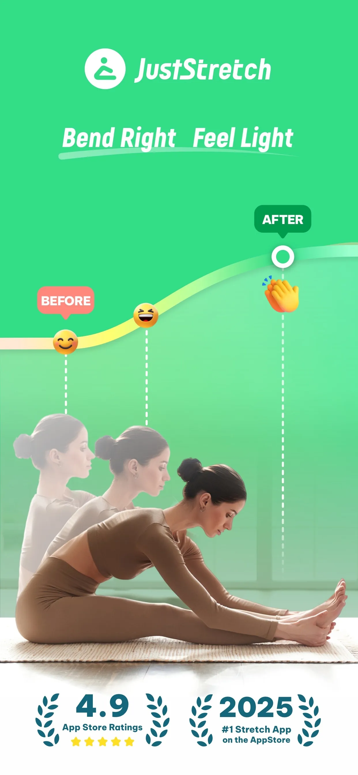 JustStretch | Flex & Mobility iphone screenshot 1