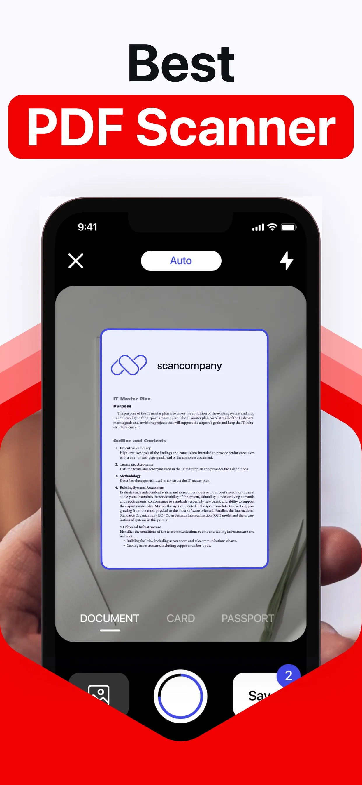 PDF Scanner aрp iphone screenshot 1