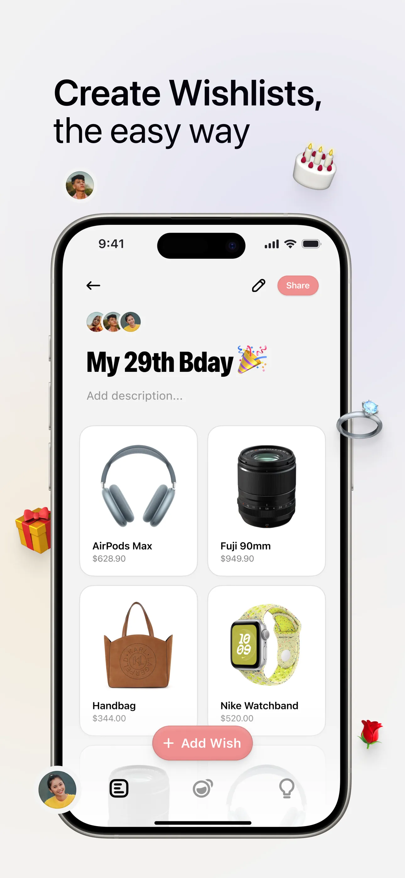 Listful - Wishlist Maker iphone screenshot 1