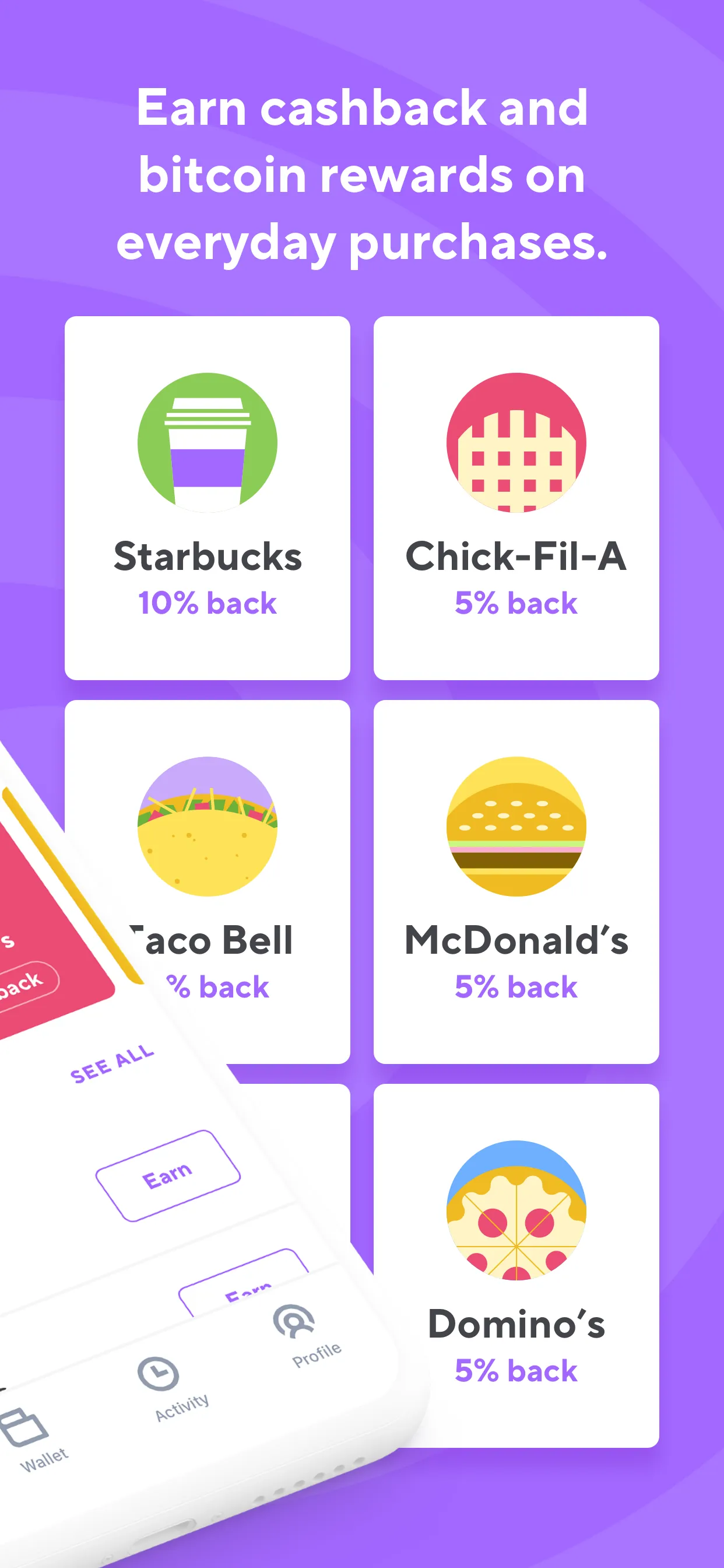 Lolli: Earn Cashback & Bitcoin iphone screenshot 2