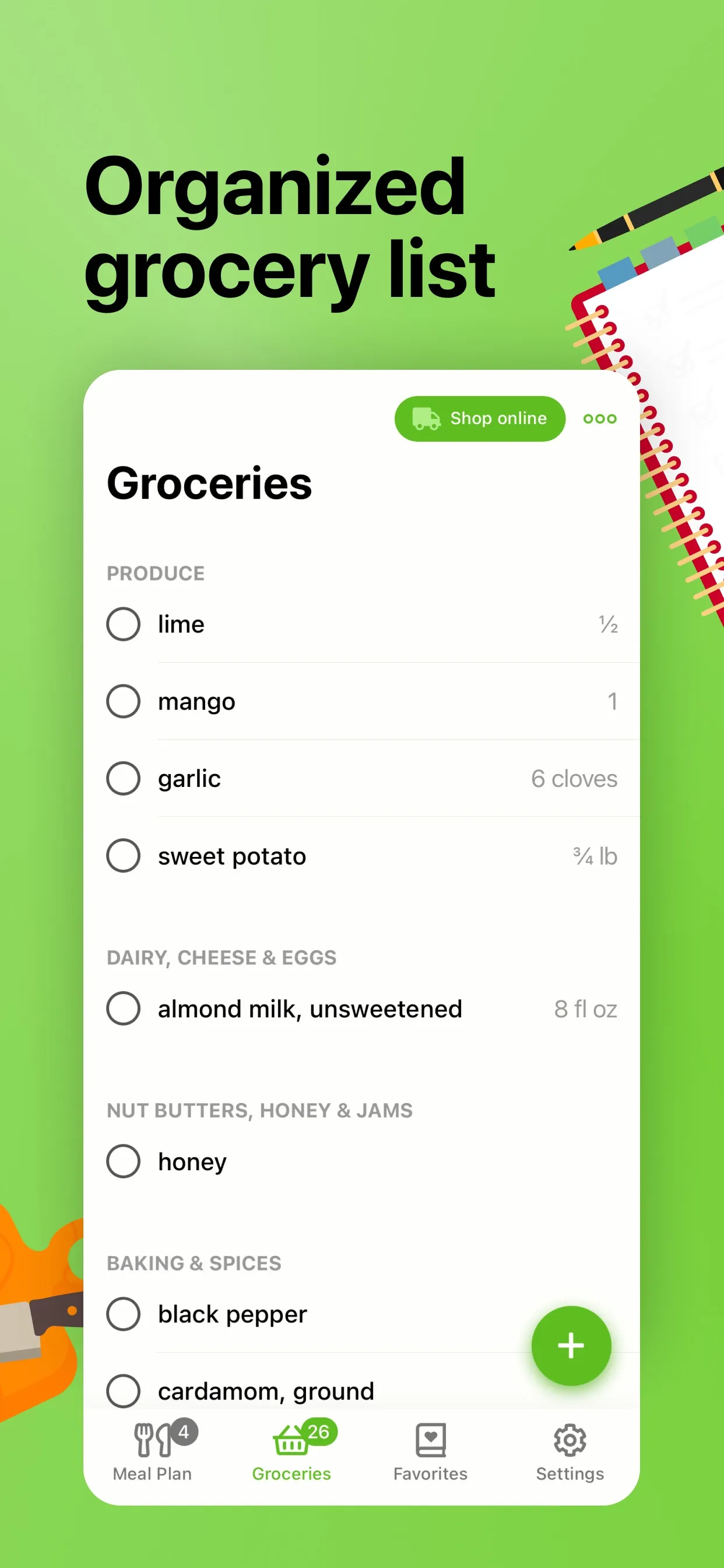 Mealime Meal Plans & Recipes iphone screenshot 3