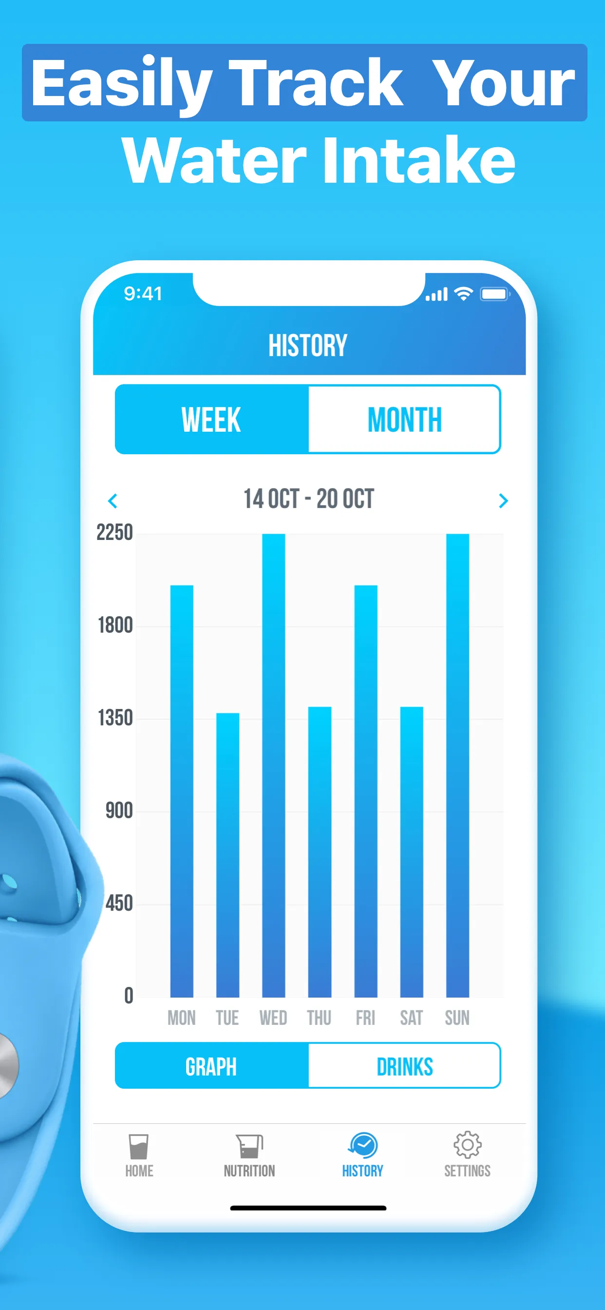Water Reminder - Daily Tracker iphone screenshot 5