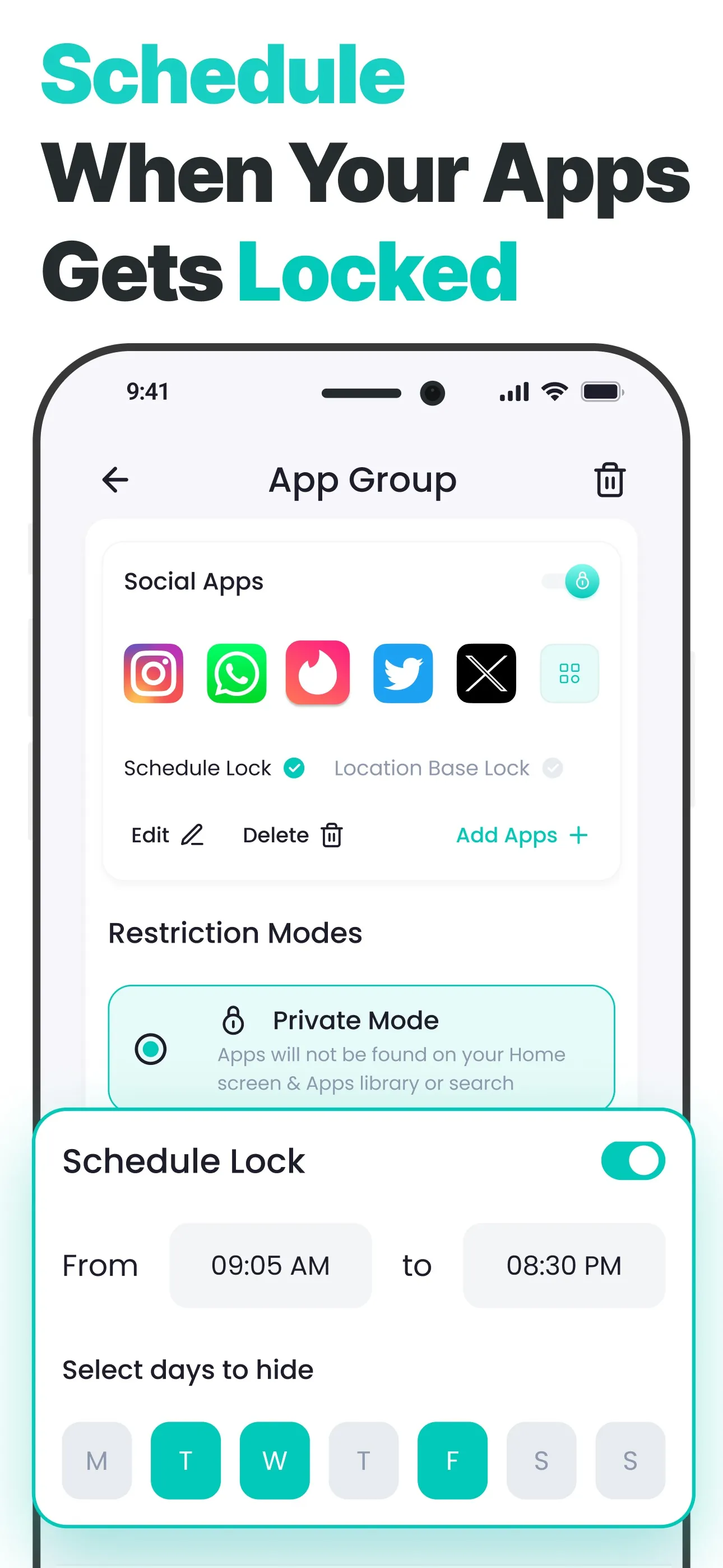 App Lock, Hide Passwords Apps iphone screenshot 2