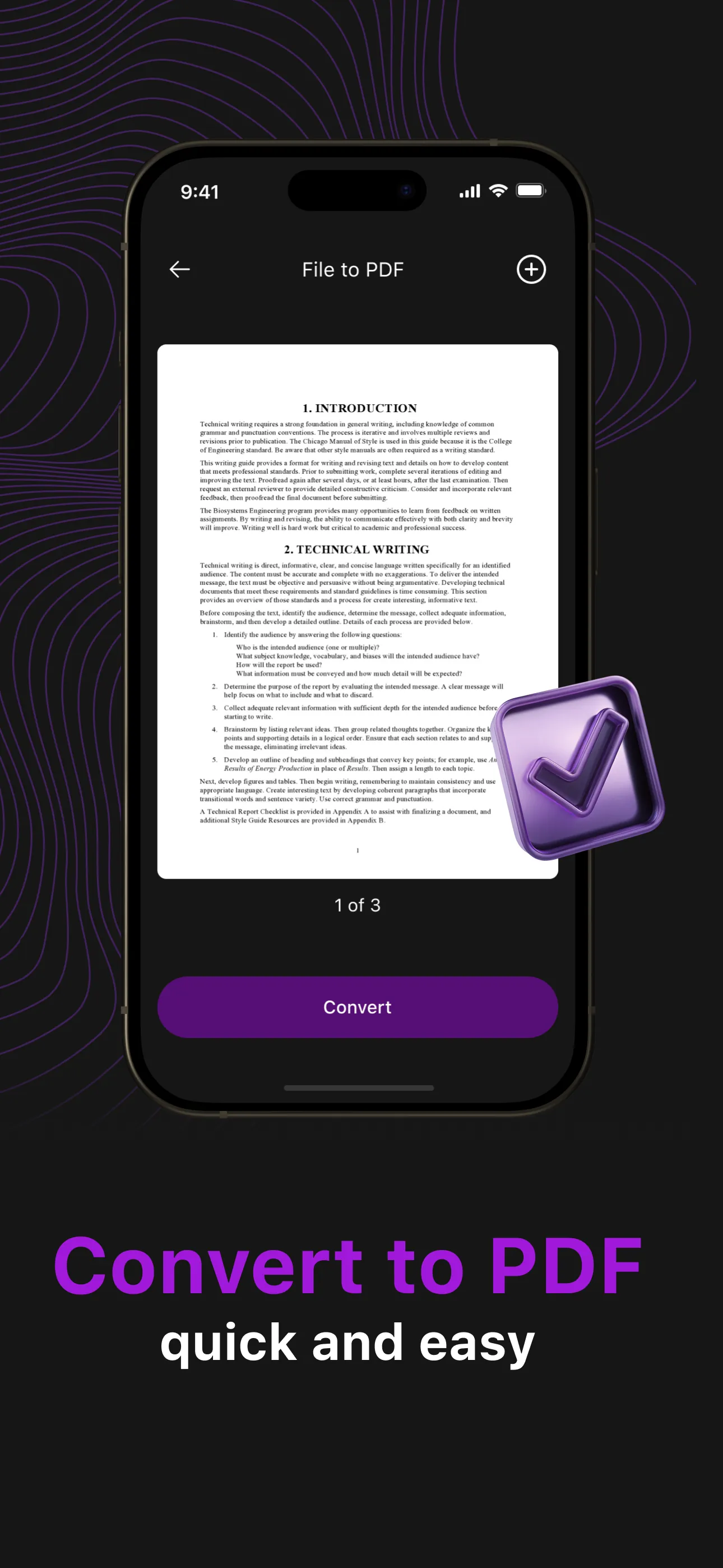 PDF Editor: Converter & Scan iphone screenshot 3