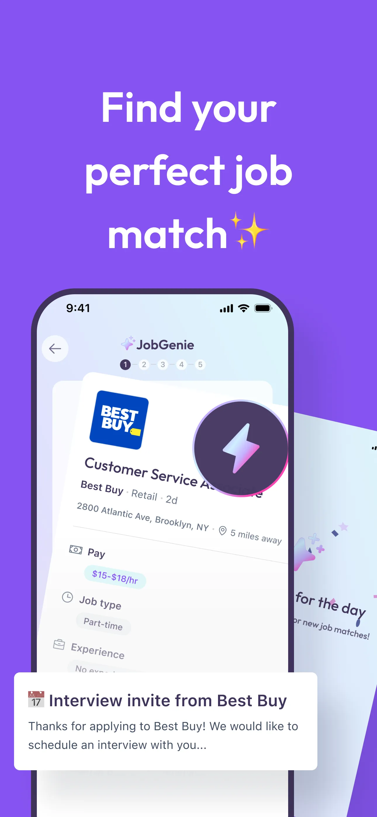 JobGet: Search and Apply Fast iphone screenshot 1