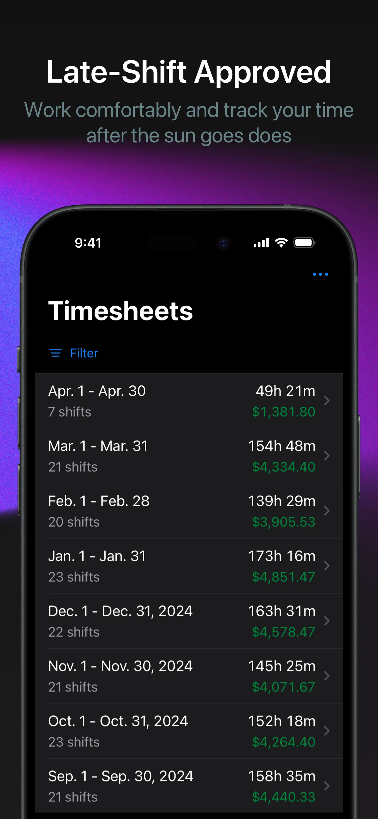 Punch Time Clock iphone screenshot 6