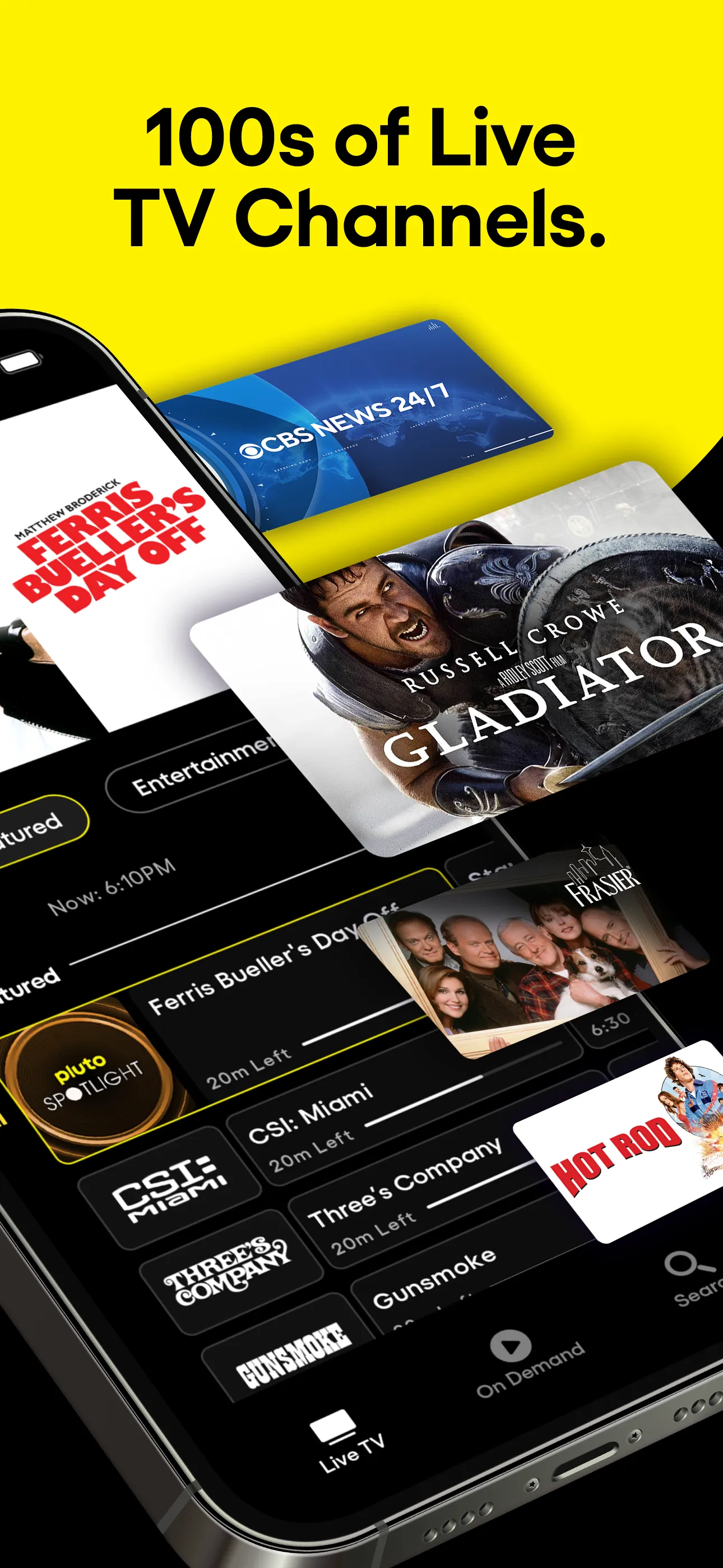 Pluto TV: Stream Movies/Shows iphone screenshot 3