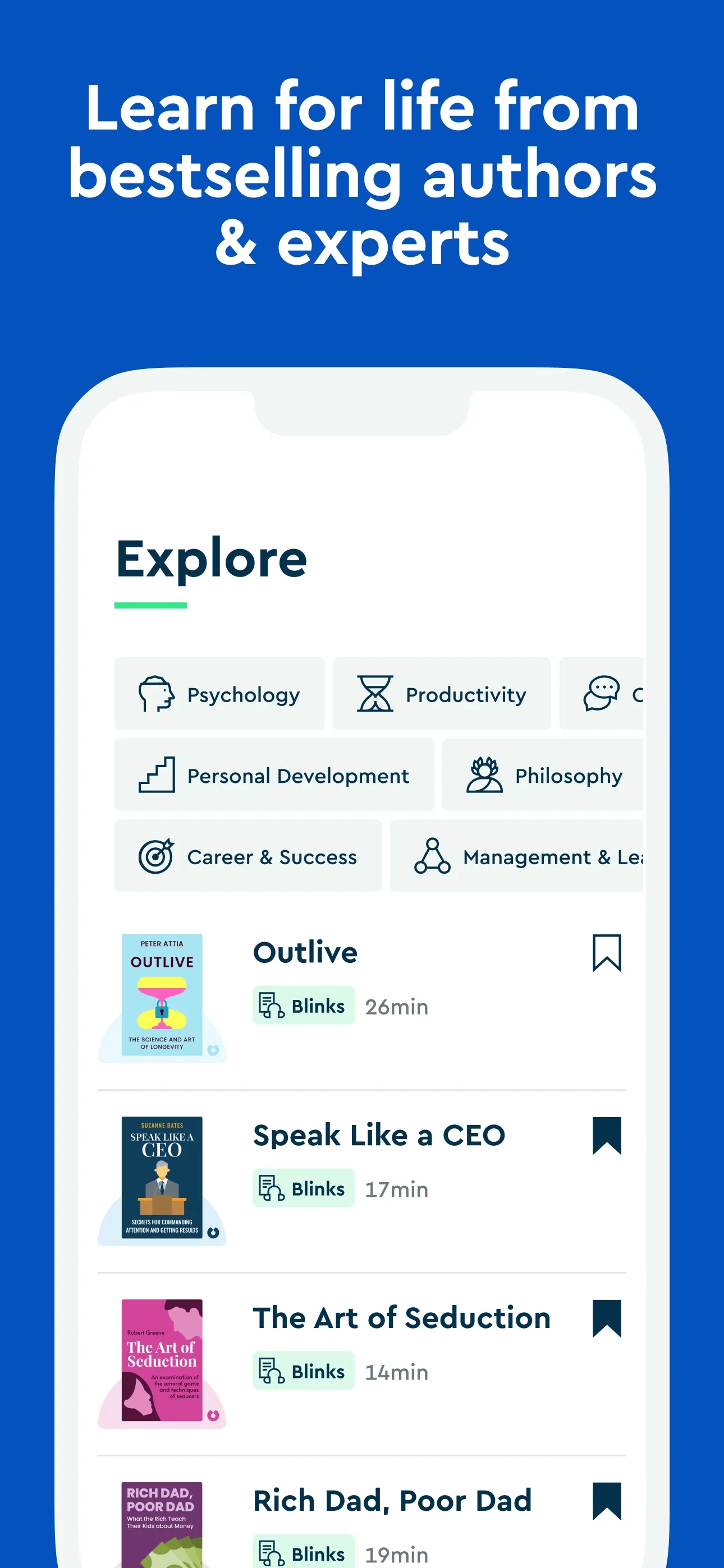 Blinkist: Book Summaries Daily iphone screenshot 8
