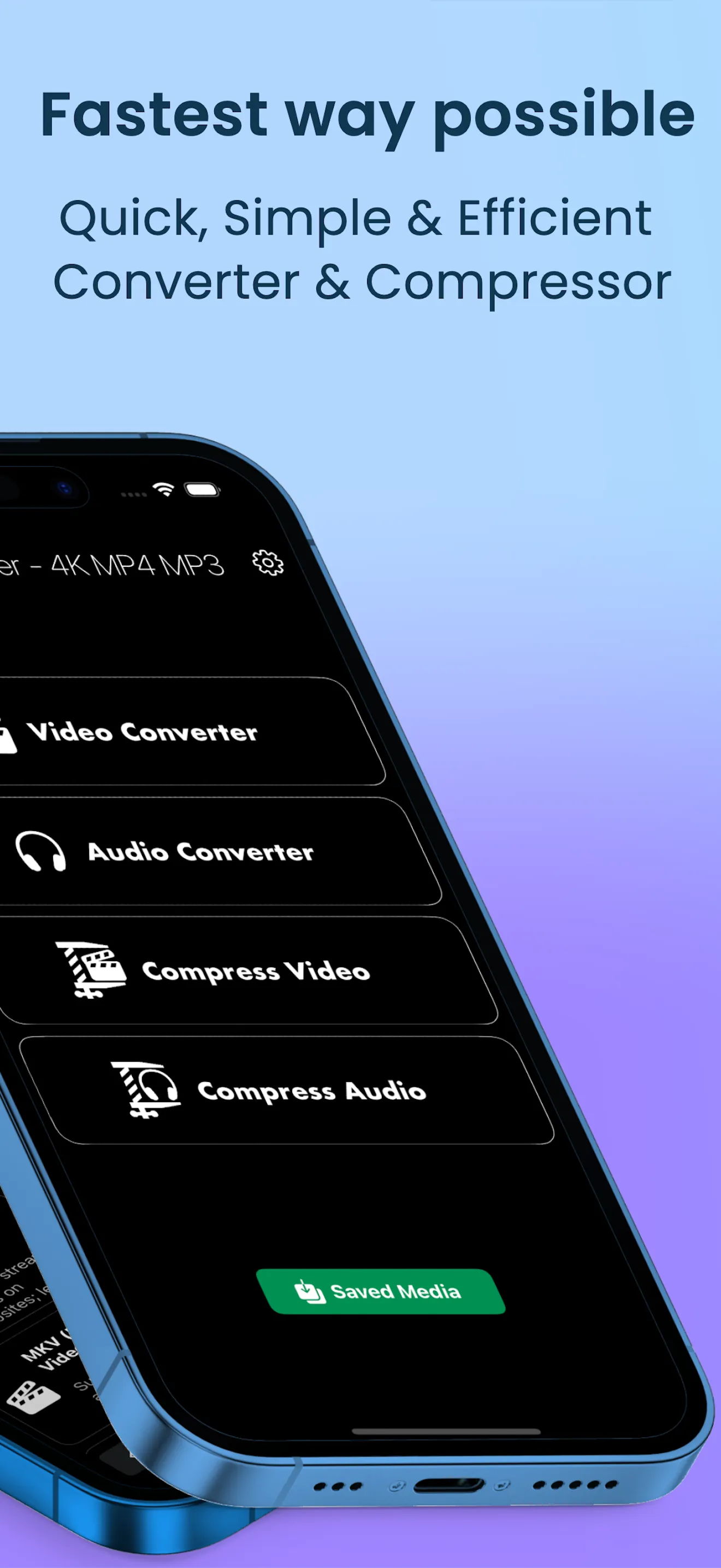 Video Converter - 4K MP4 MP3 iphone screenshot 2