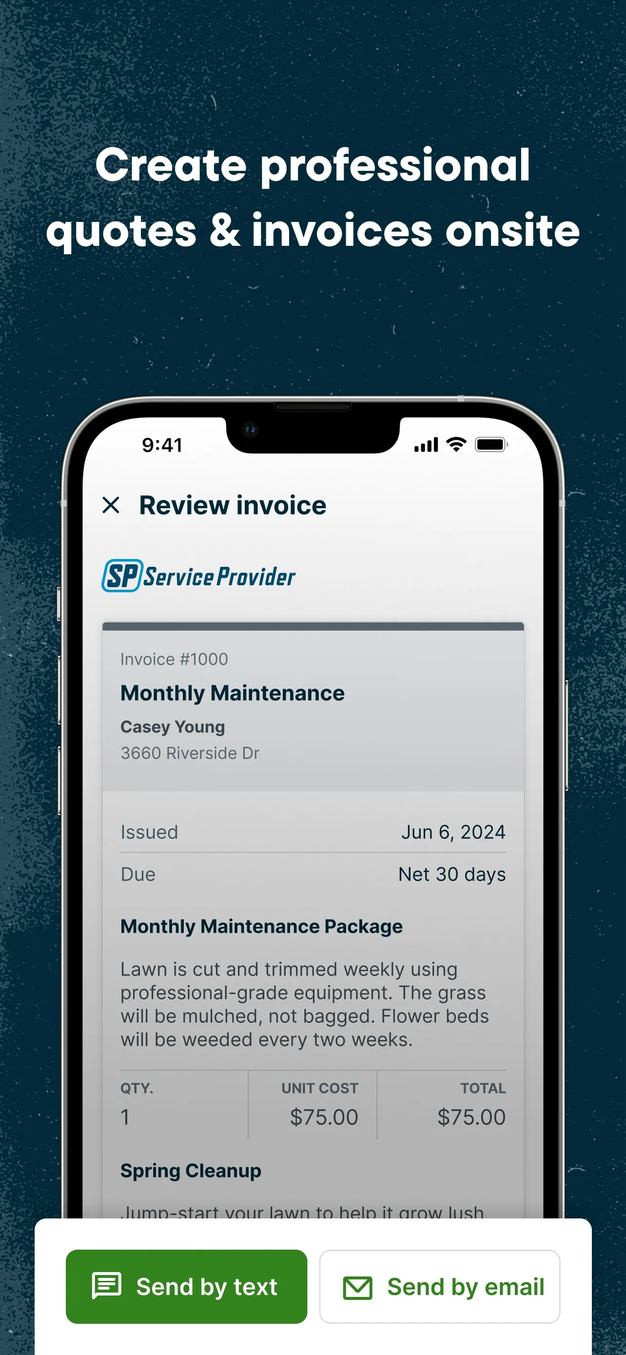 Jobber Field Service Software iphone screenshot 4
