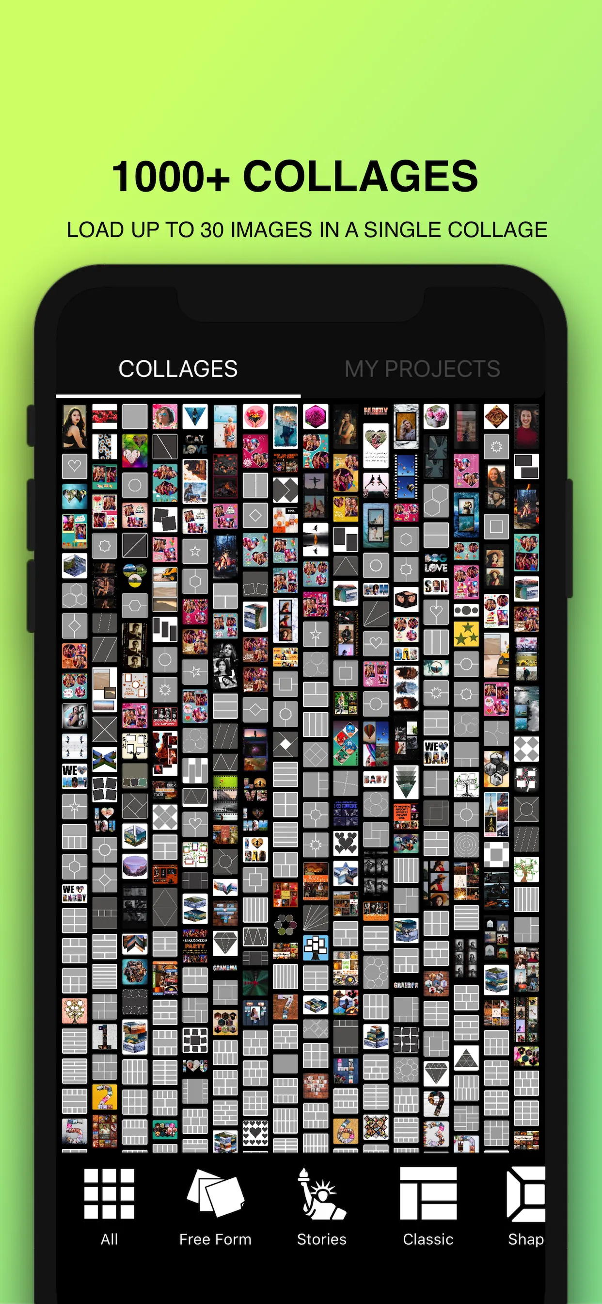 Photo Collage Maker : Pic Grid iphone screenshot 2