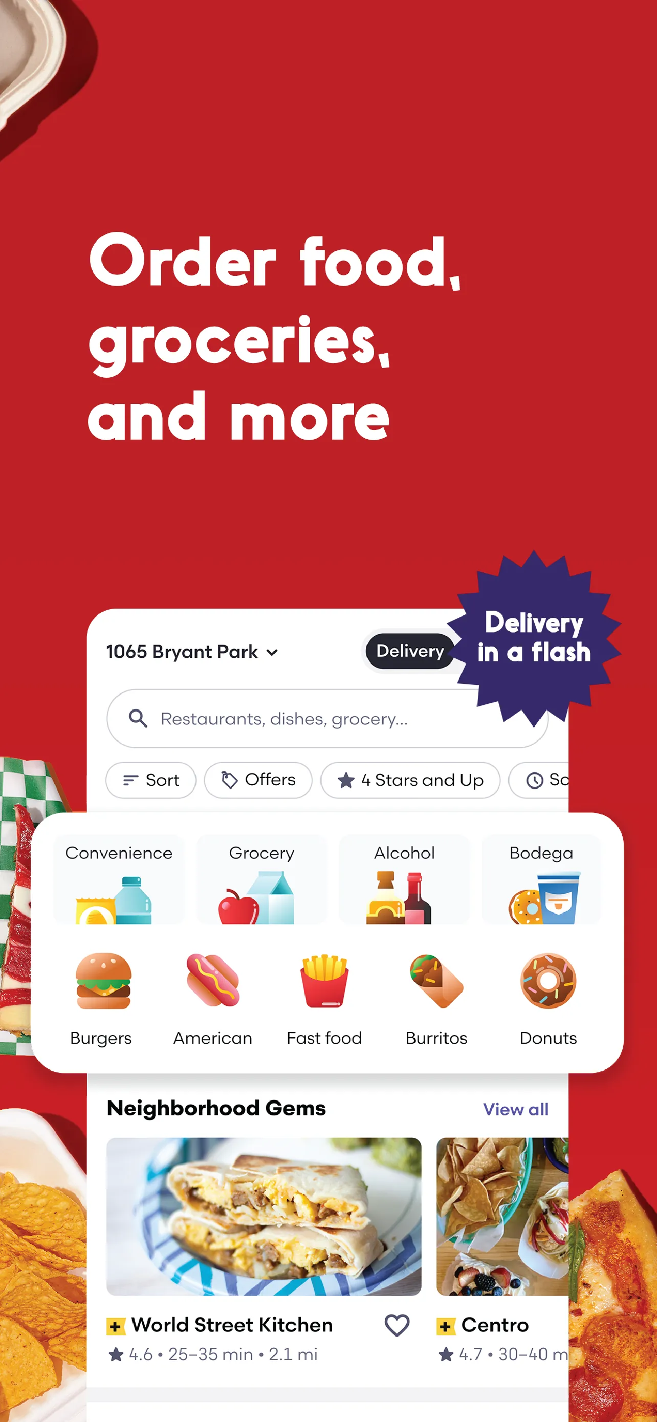Seamless: Local Food Delivery iphone screenshot 2