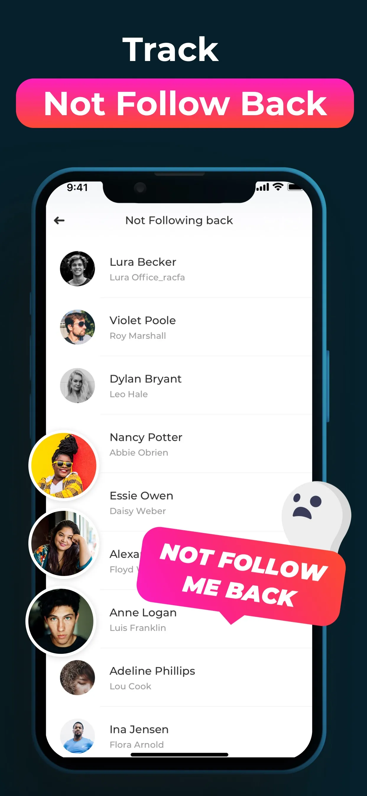 Followers Insights tracker iphone screenshot 3
