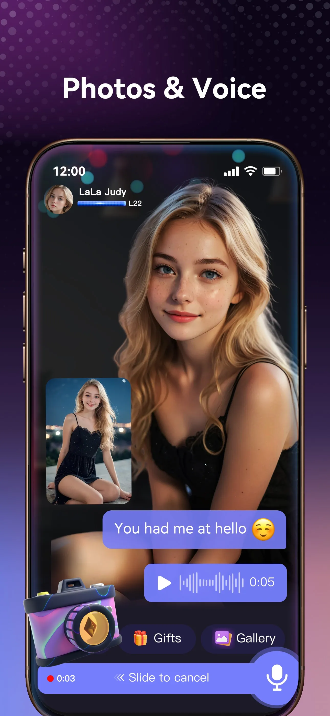 Honey Girl - AI Friends Chat iphone screenshot 2