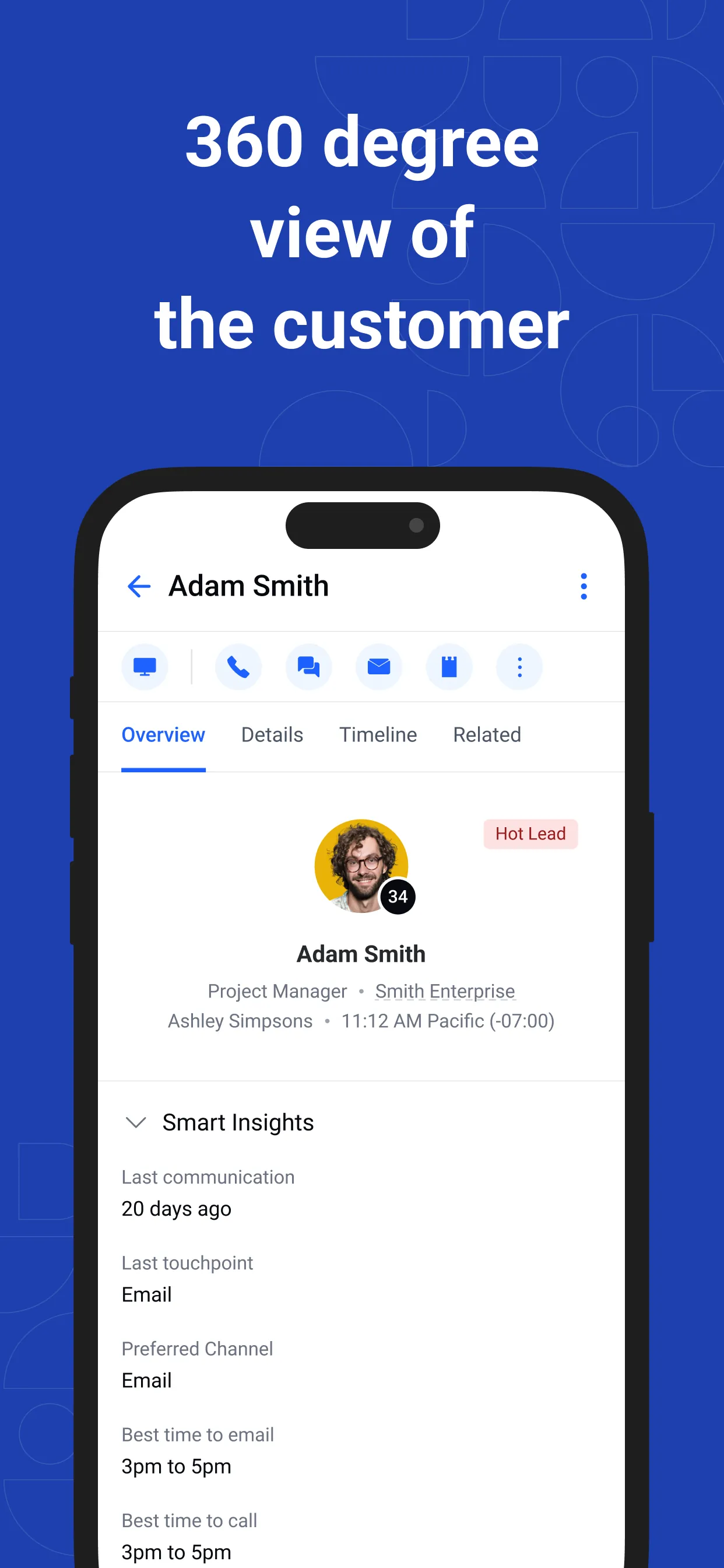 Salesmate – Sales CRM iphone screenshot 2