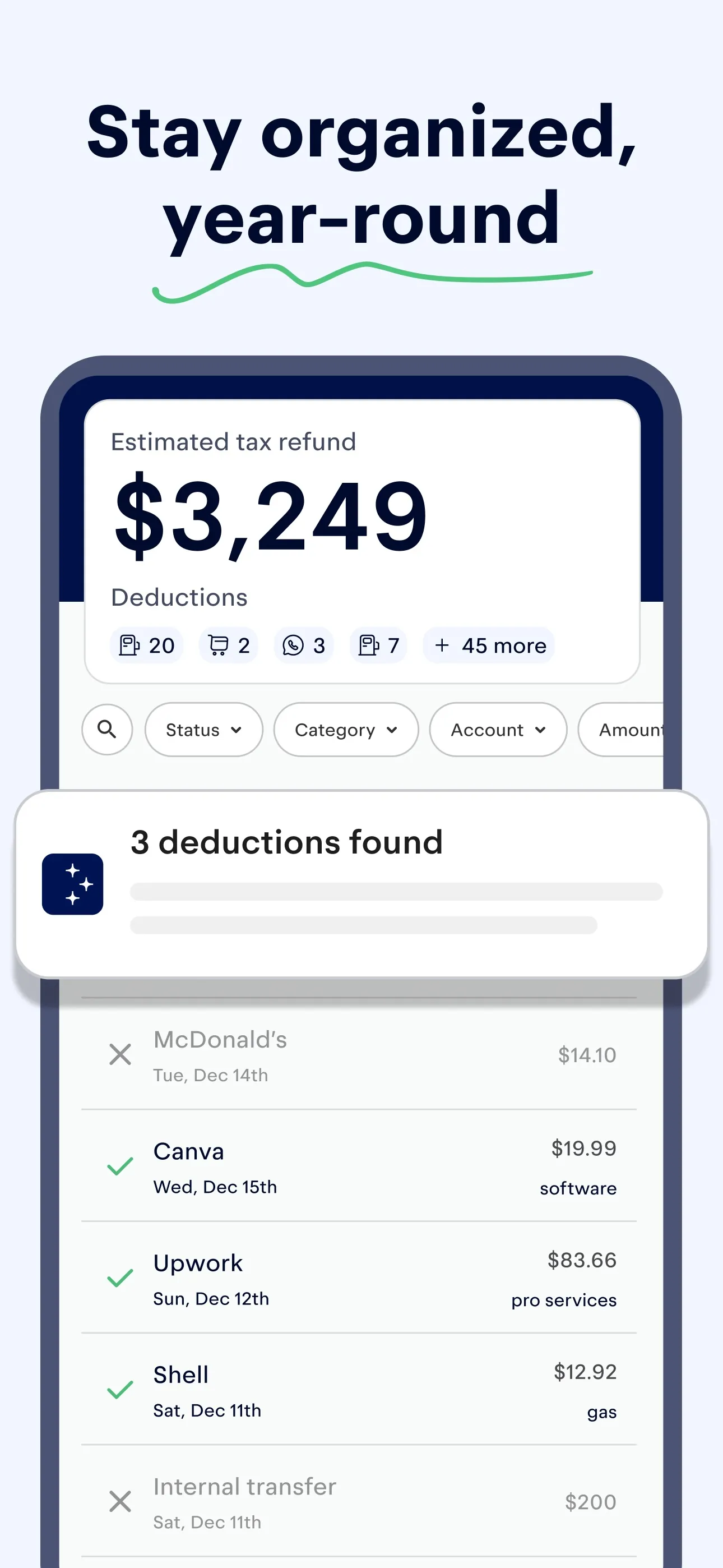 Keeper: Tax Filing & Expenses iphone screenshot 5