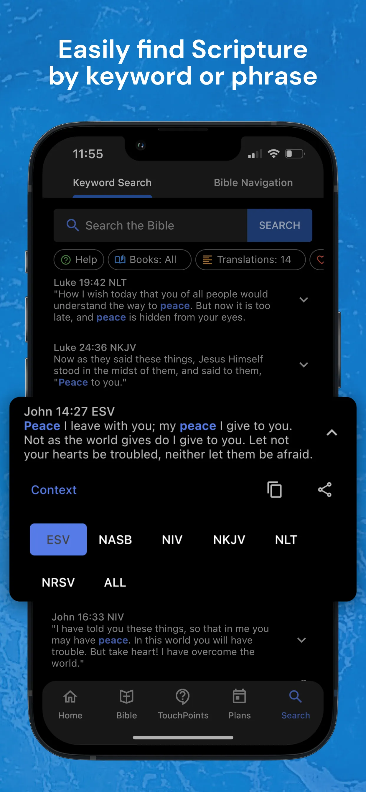 Holy Bible King James + Audio iphone screenshot 6