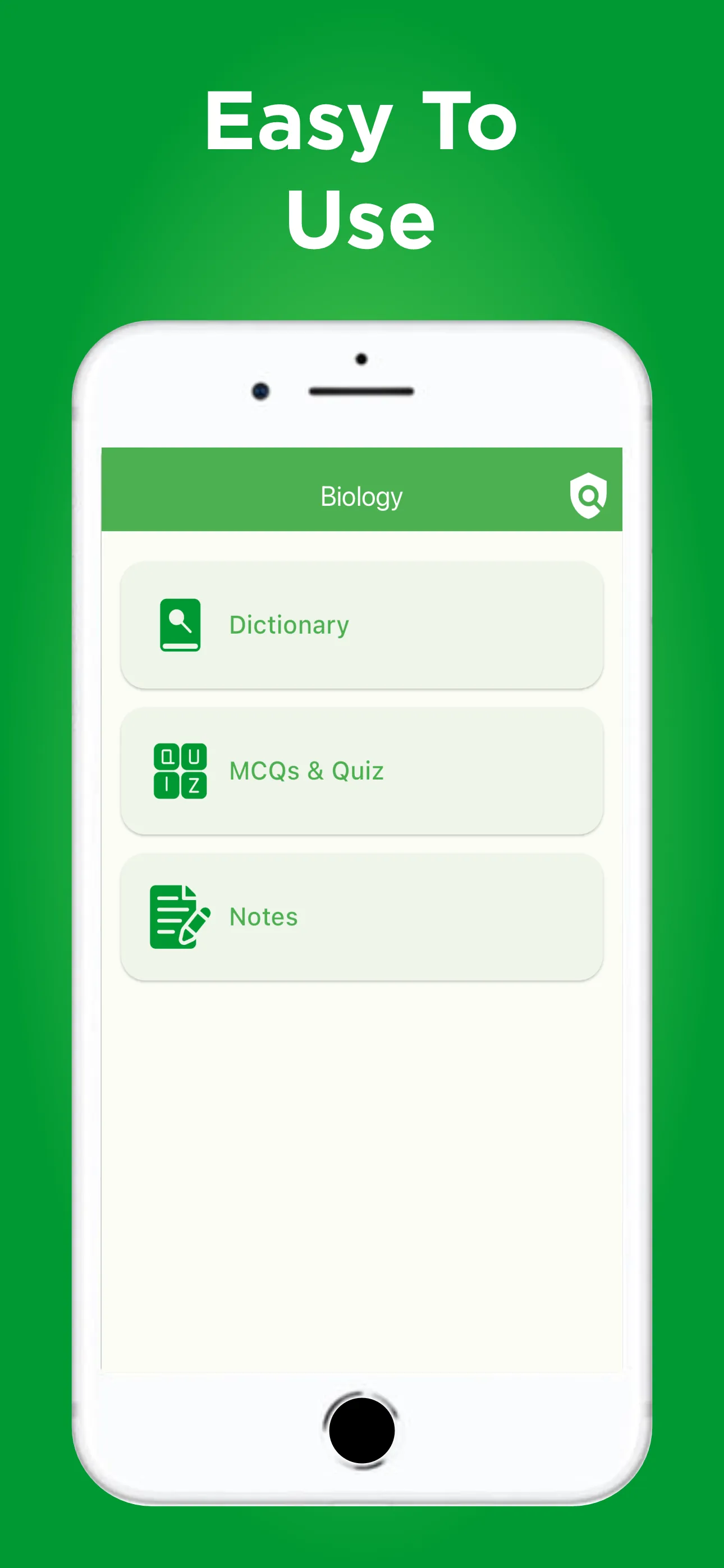 Biology Notes and Dictionary iphone screenshot 1