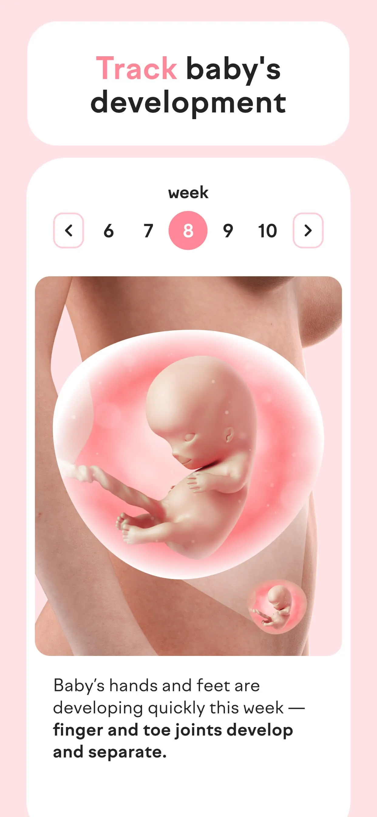 amma: Pregnancy & Baby Tracker iphone screenshot 1