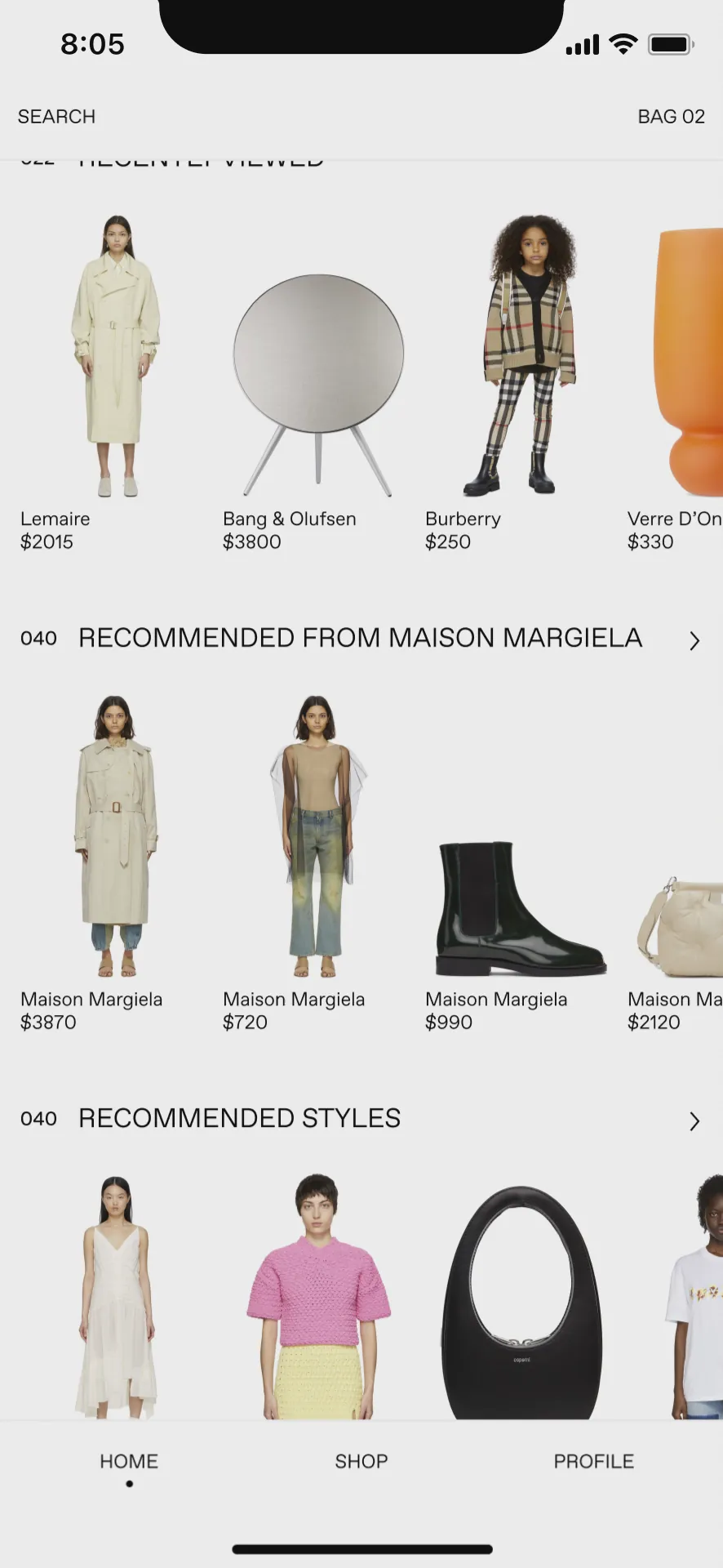 SSENSE: Shop Designer Fashion iphone screenshot 1