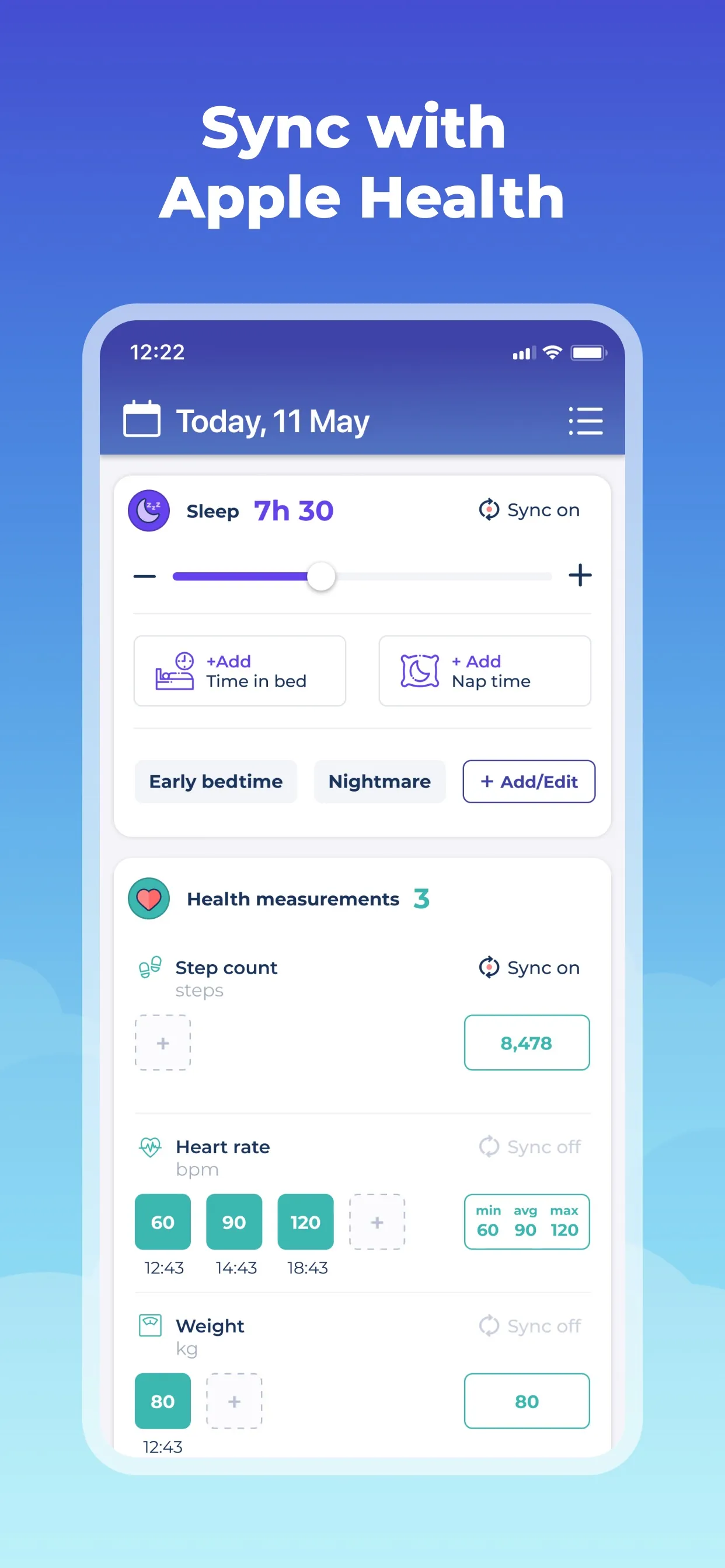 Bearable - Symptom Tracker iphone screenshot 7