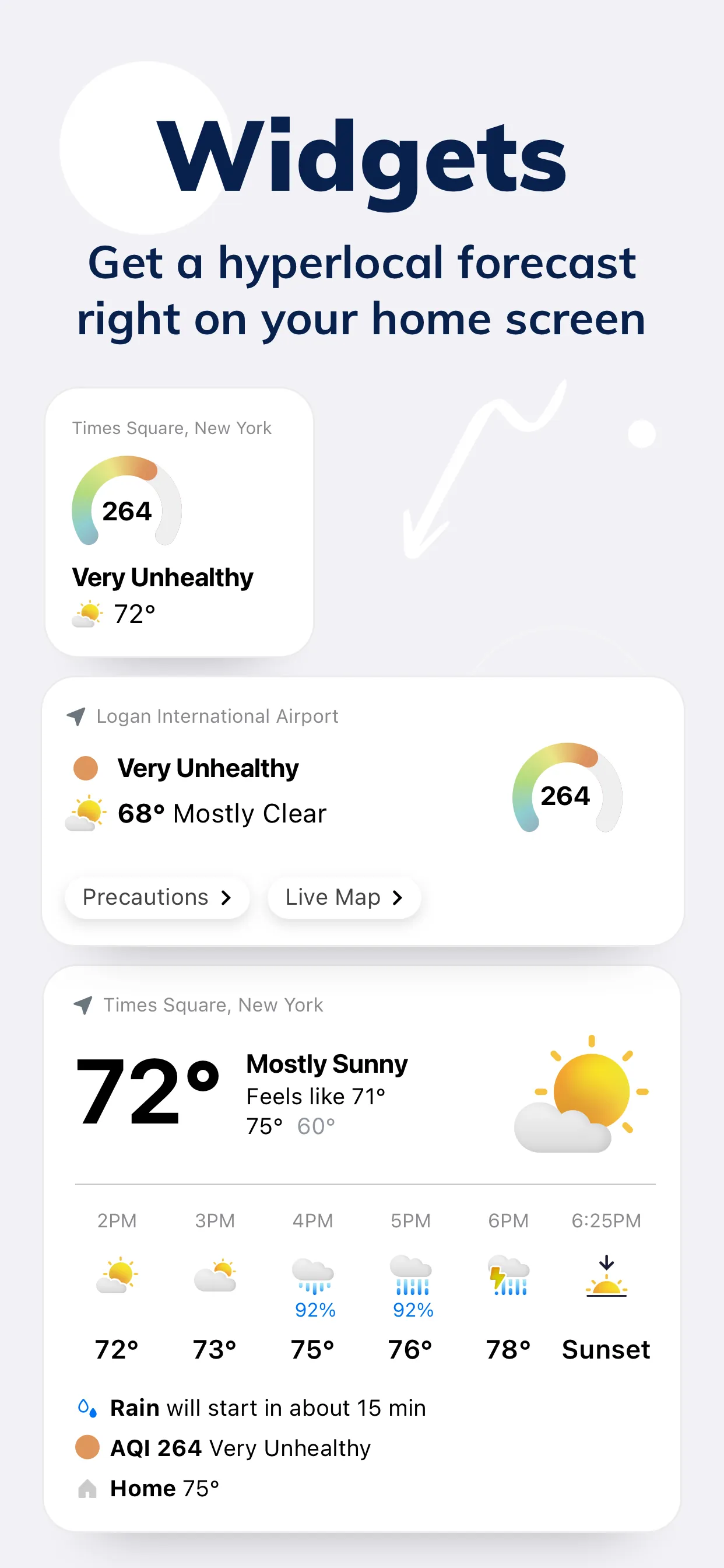 Tomorrow.io: Weather Forecast iphone screenshot 1