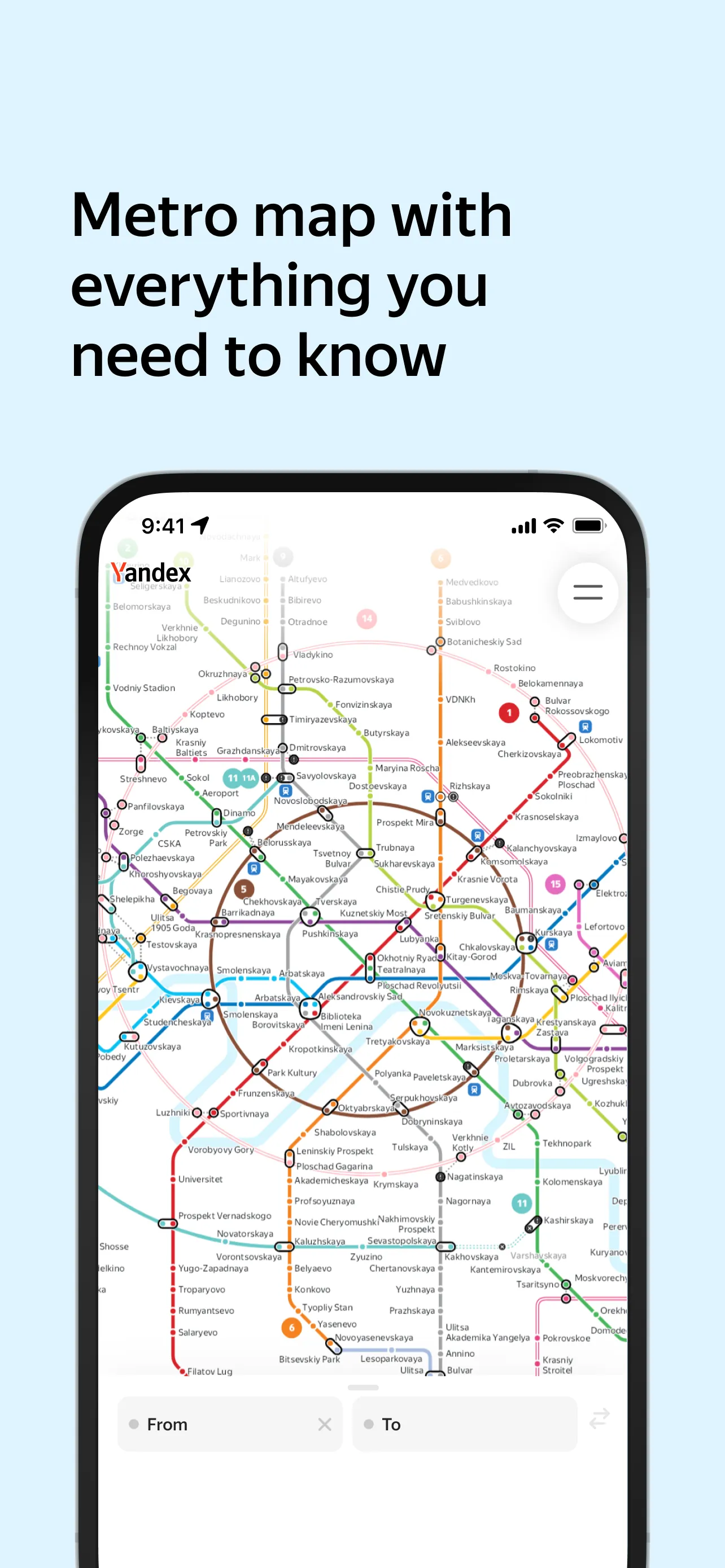 Yandex Metro iphone screenshot 5