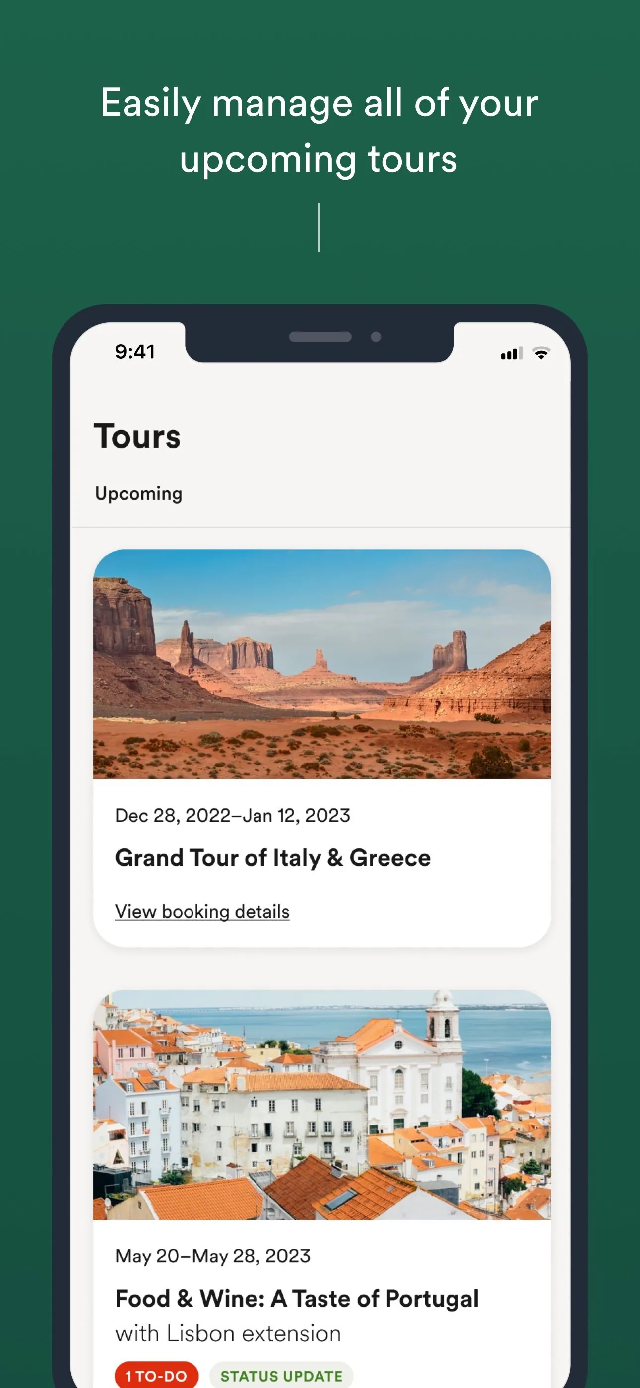 EF Go Ahead Tours iphone screenshot 2