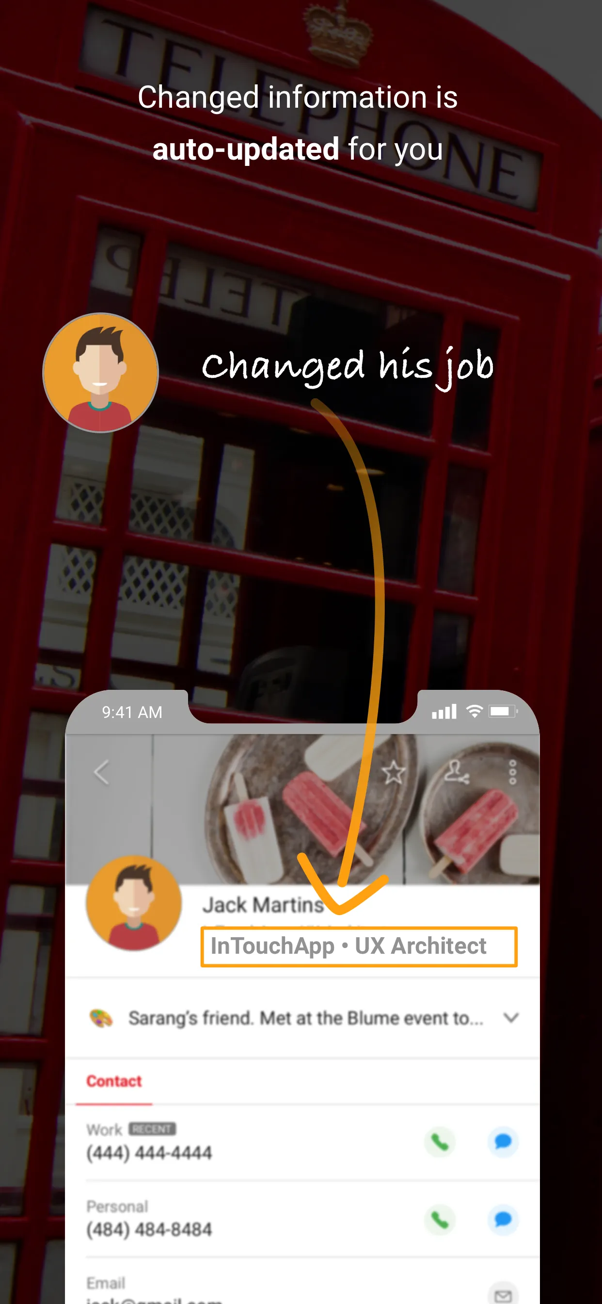 IT Contacts Manager iphone screenshot 3