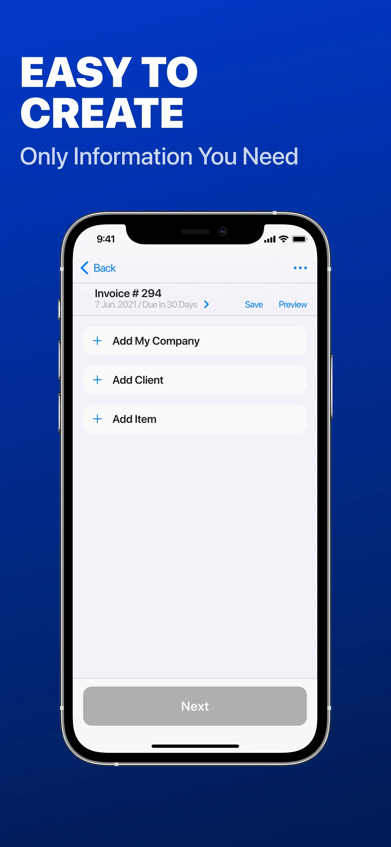 Invoice Maker - Docly iphone screenshot 3