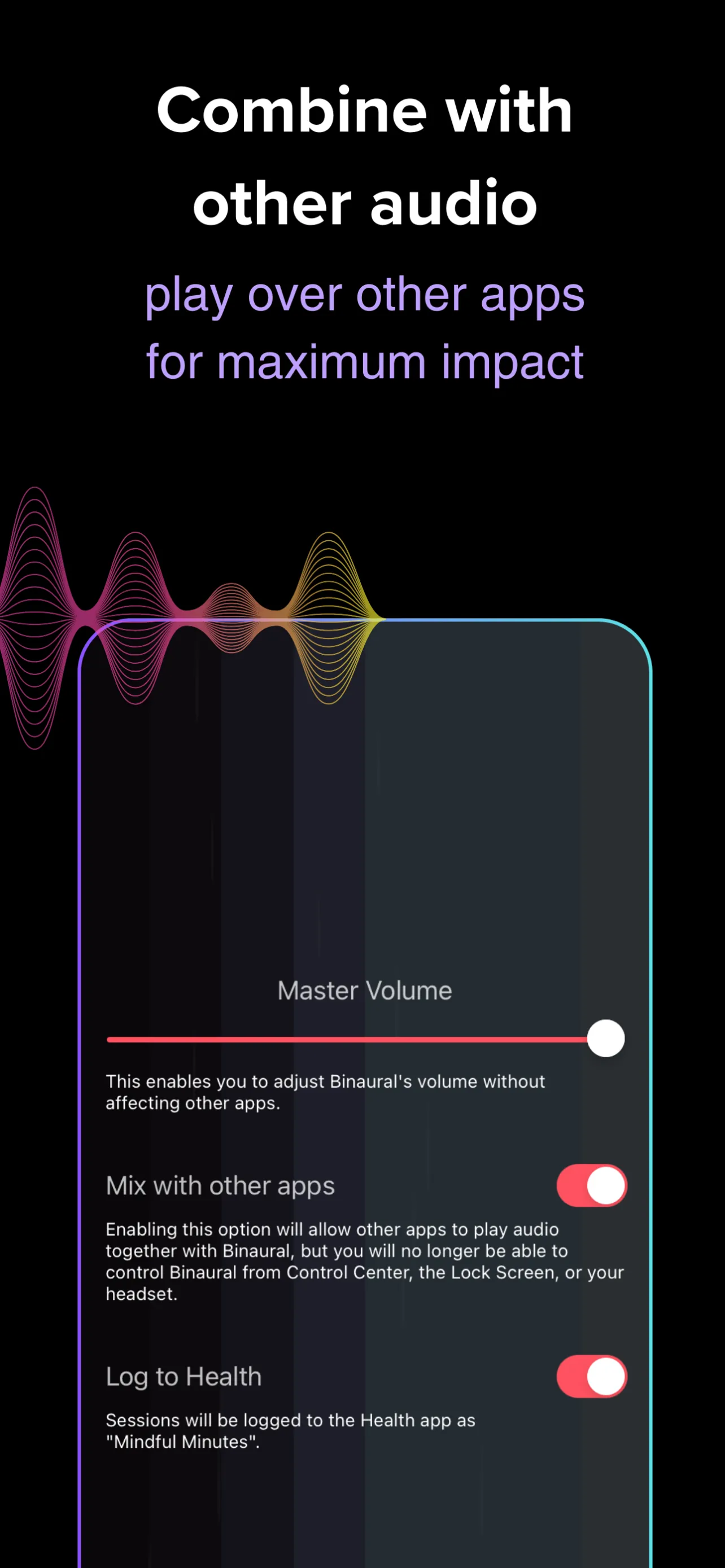Binaural Beats: Healing sounds iphone screenshot 8