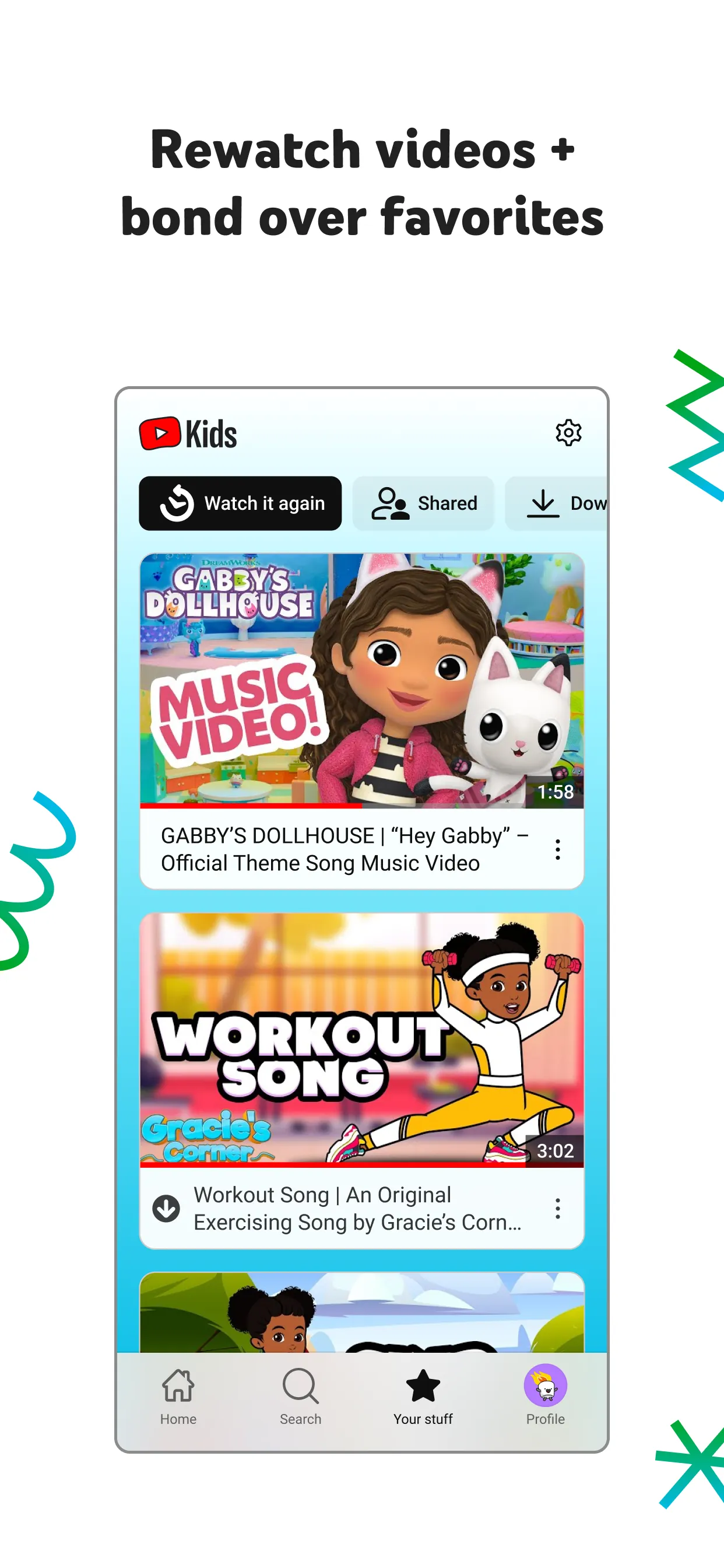 YouTube Kids iphone screenshot 2