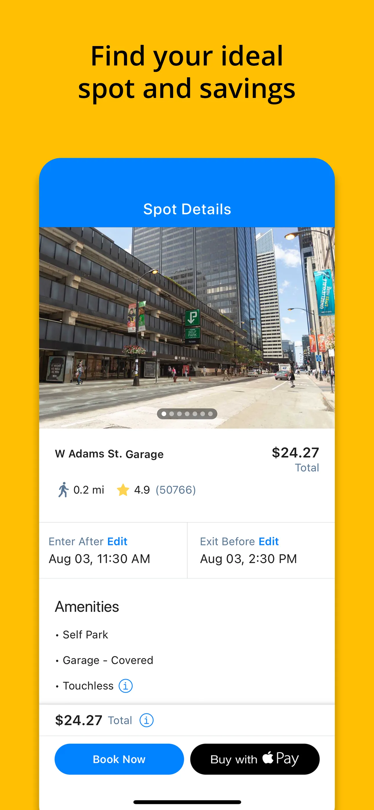 SpotHero: #1 Rated Parking App iphone screenshot 4