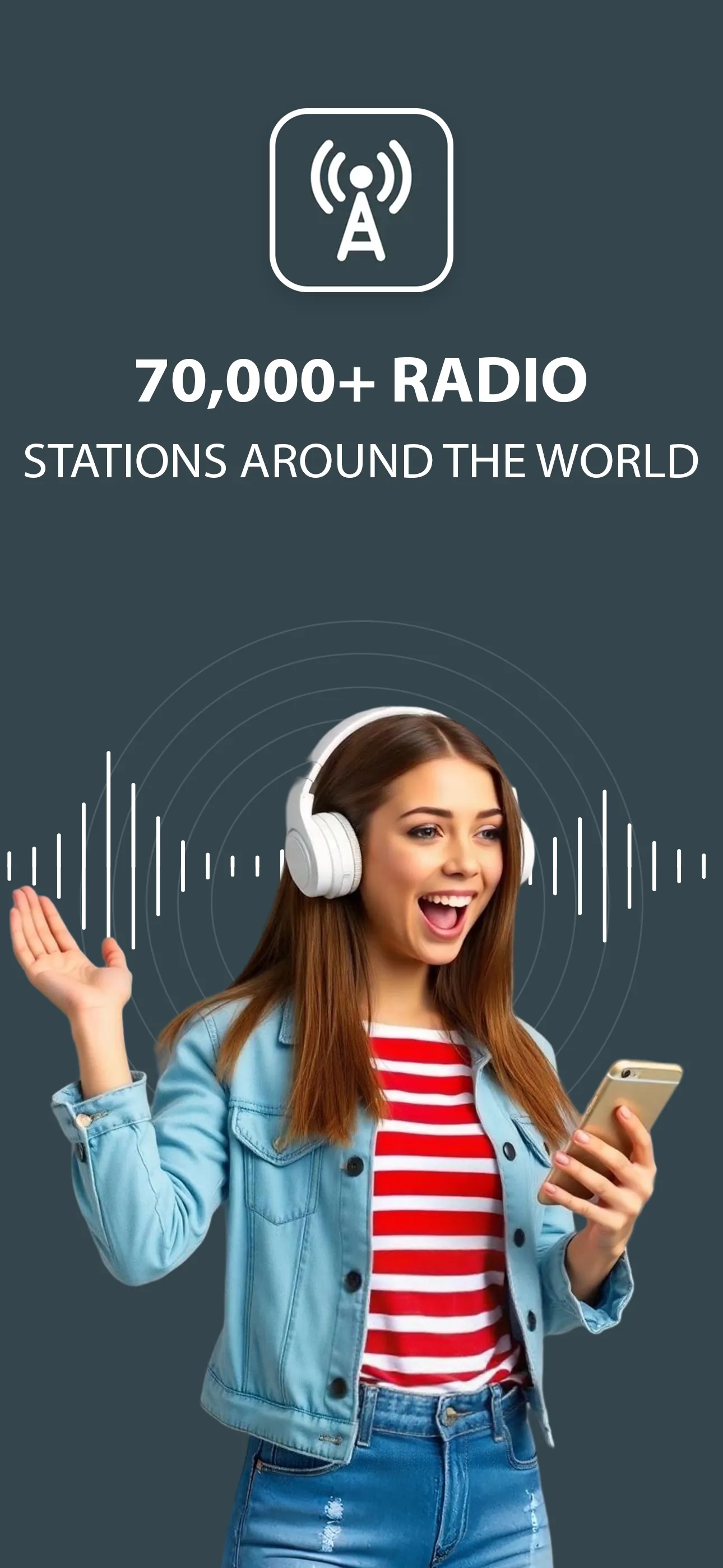 Radio Tuner - Live FM Stations iphone screenshot 1