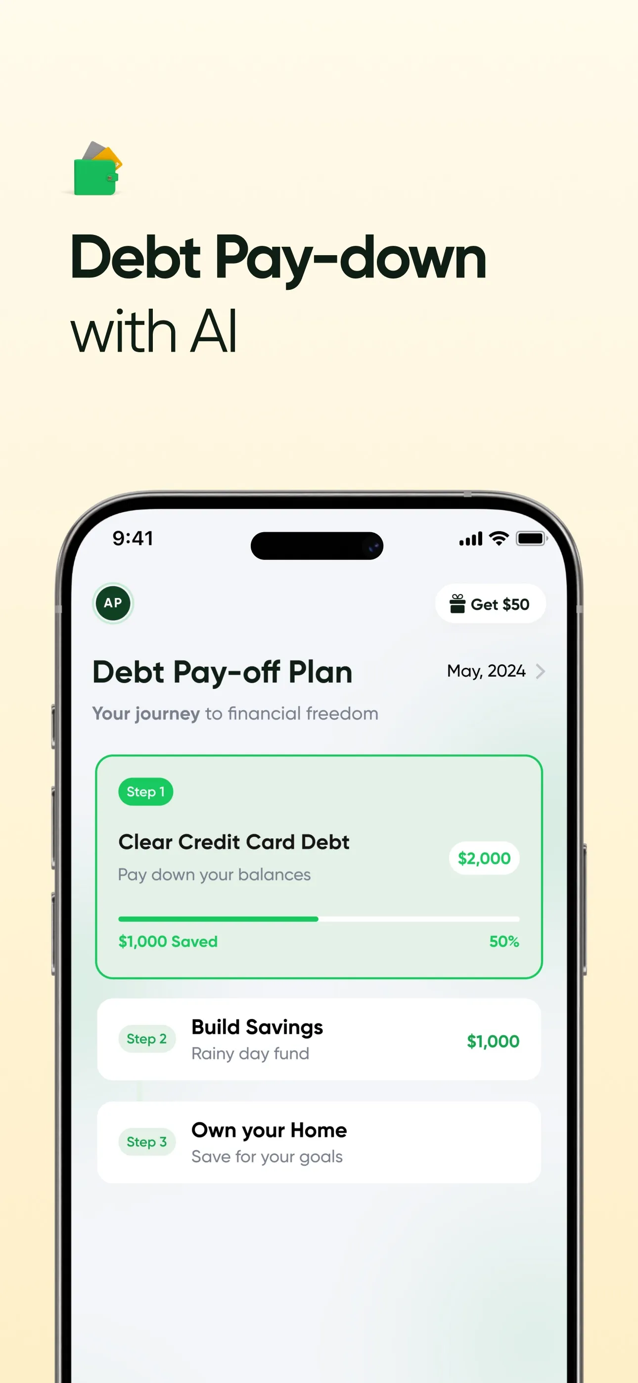 Bright - AI Debt Manager iphone screenshot 7