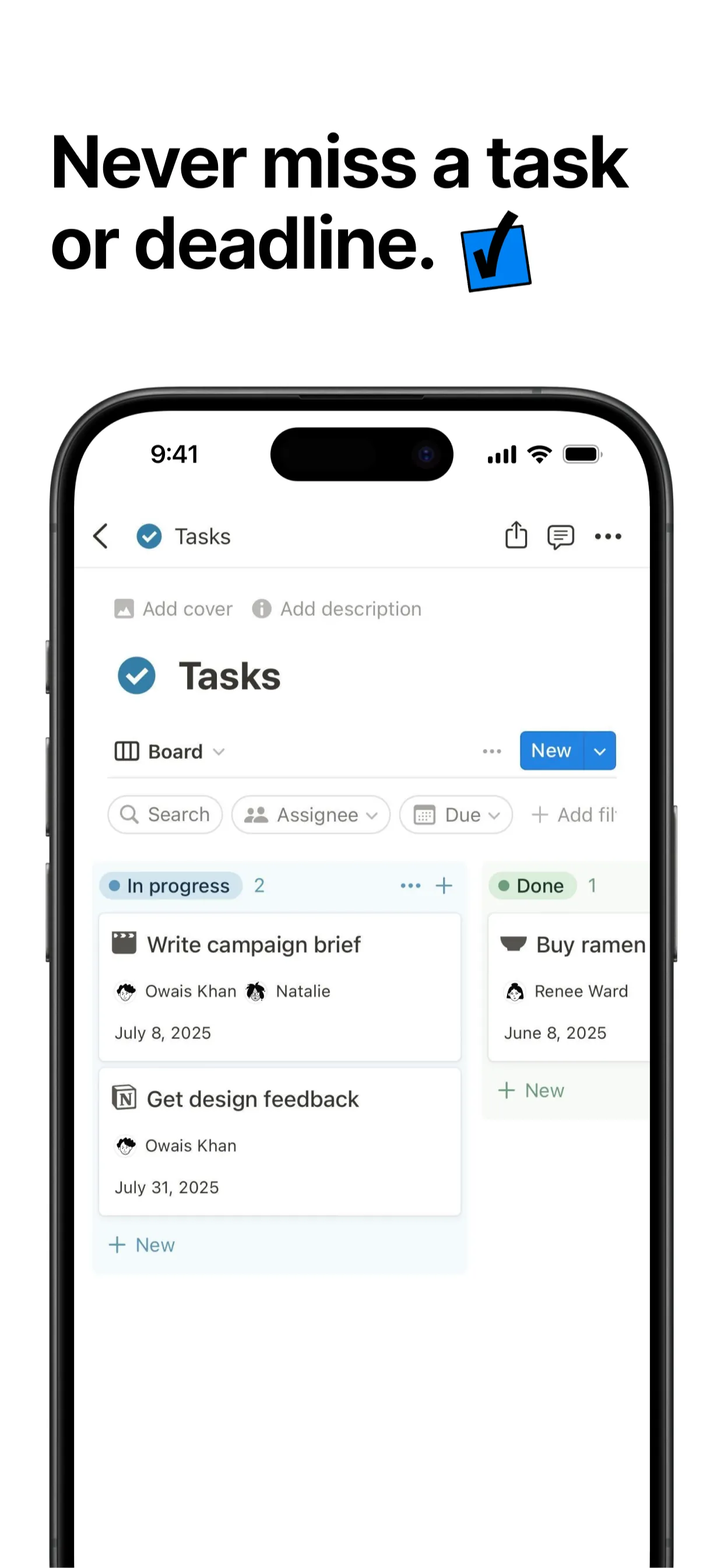Notion: Notes, Tasks, AI iphone screenshot 6