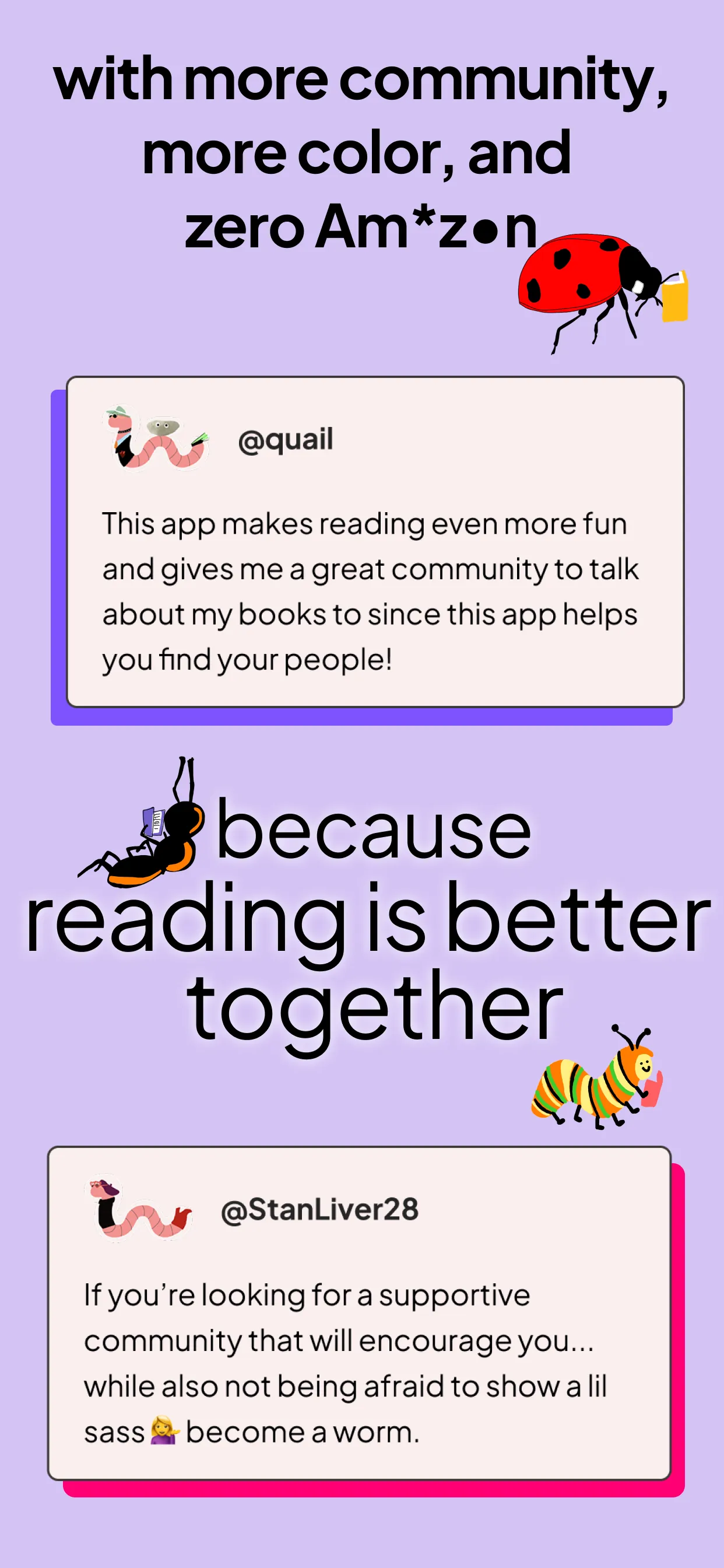 Bookworm Reads iphone screenshot 2