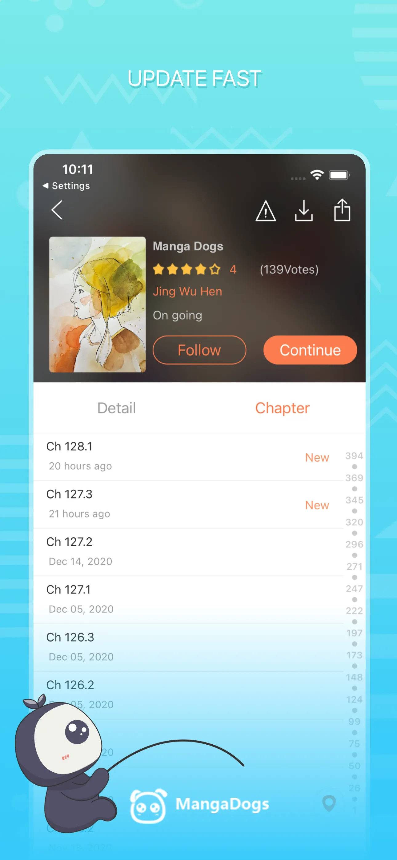 Manga Dogs - webtoon reader iphone screenshot 2