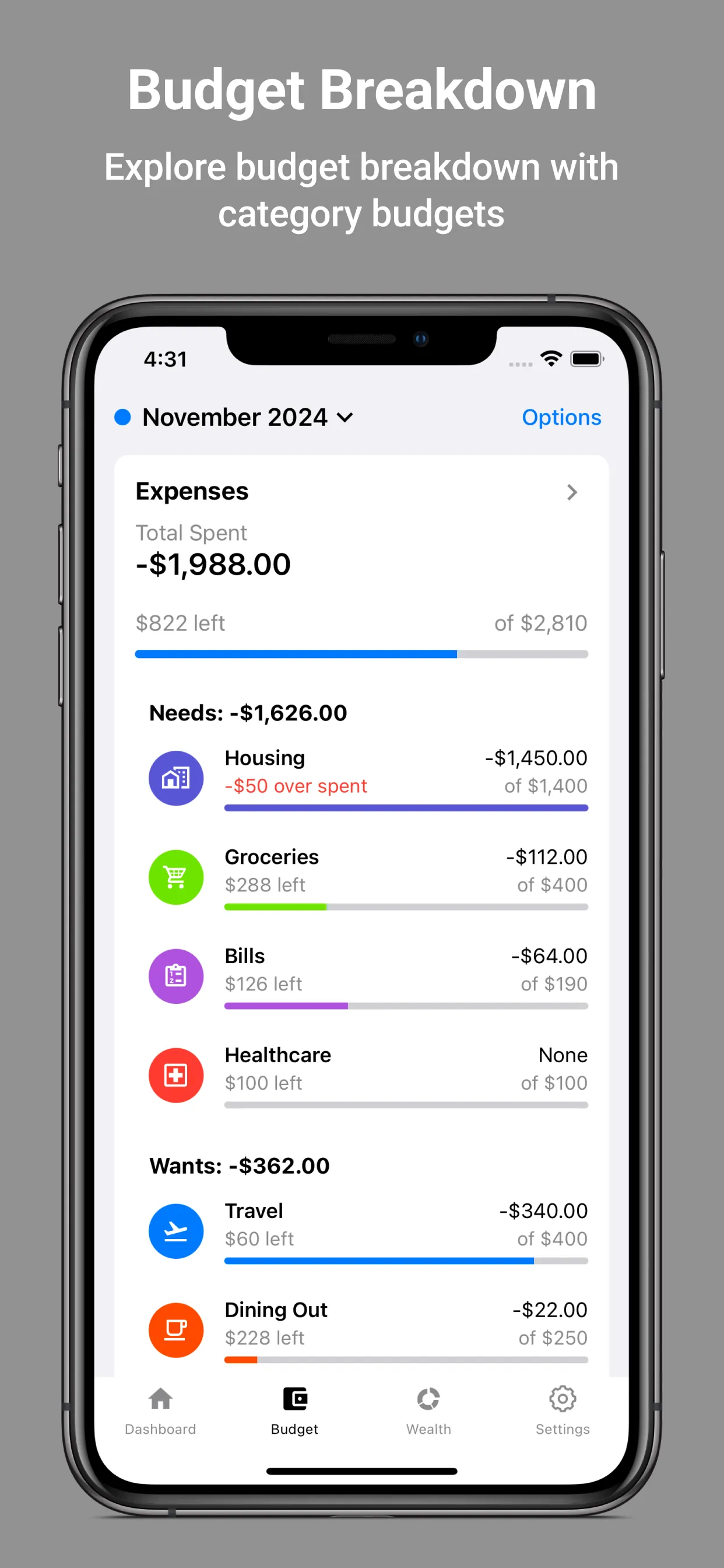 Financial Tracker App iphone screenshot 6