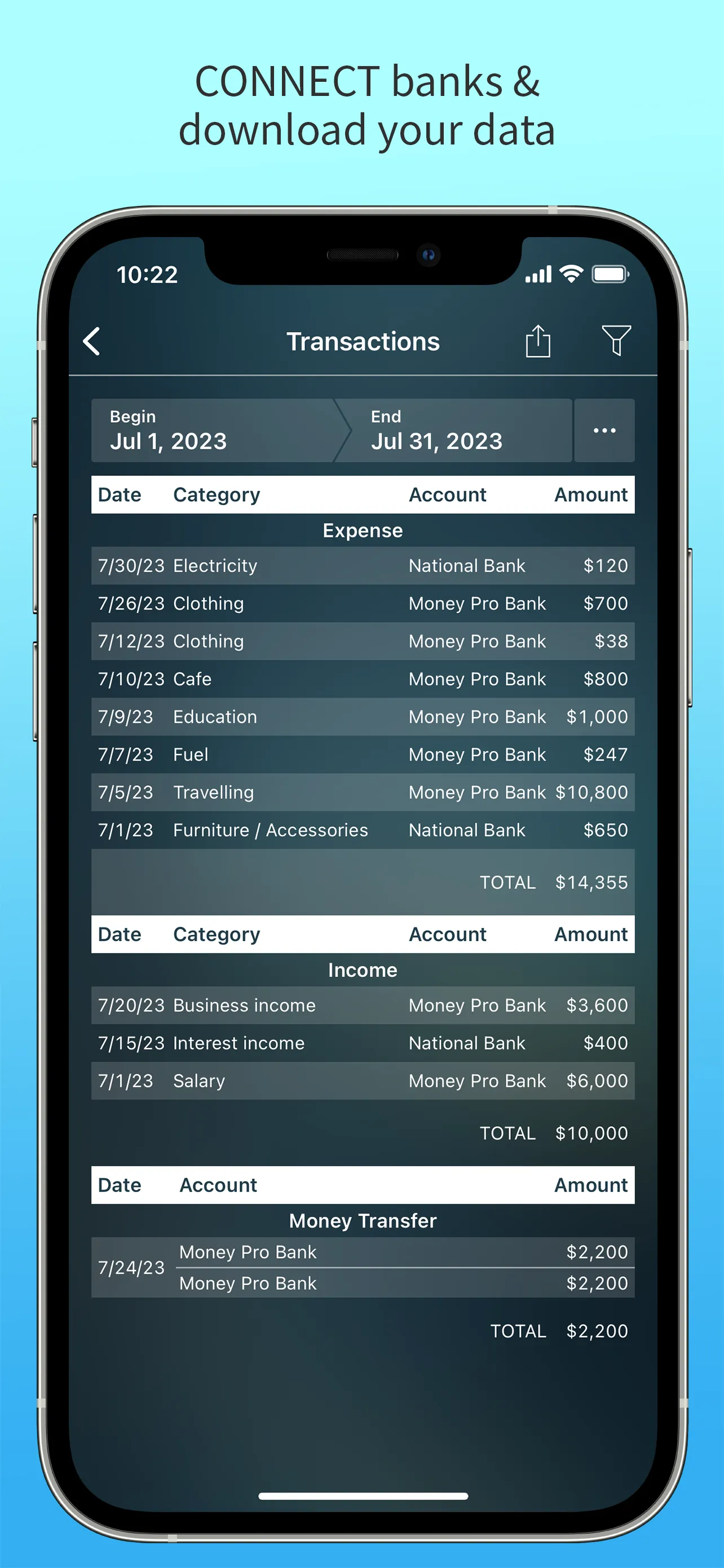 Money Pro: Personal Finance AR iphone screenshot 8